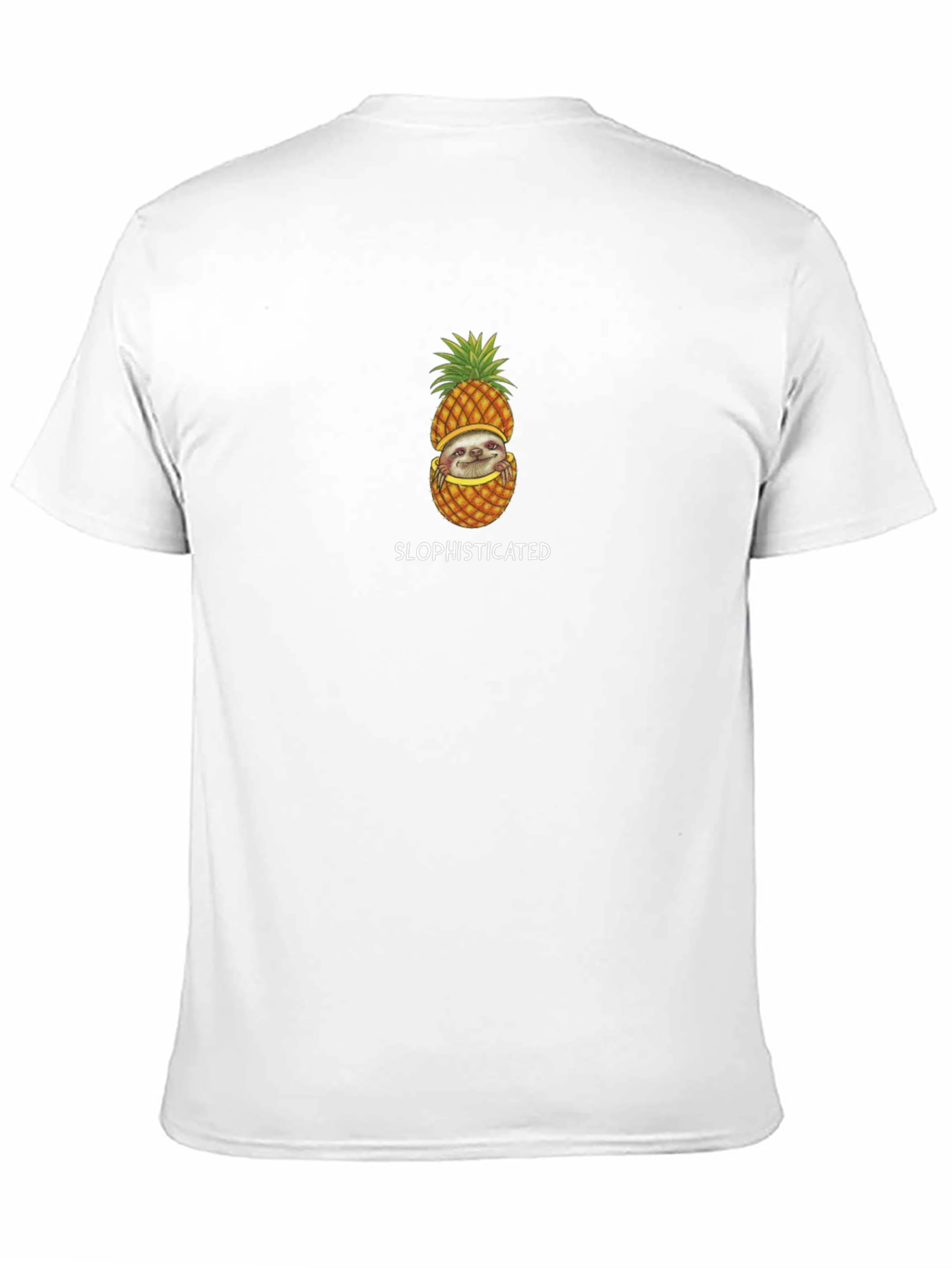 Sloth Pineapple Graphic Tee - Slophisticated Style