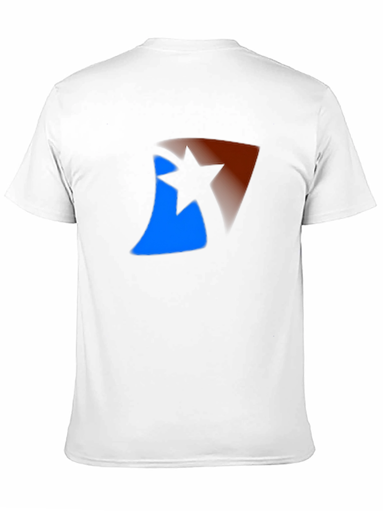 Abstract Star Graphic Black T-Shirt