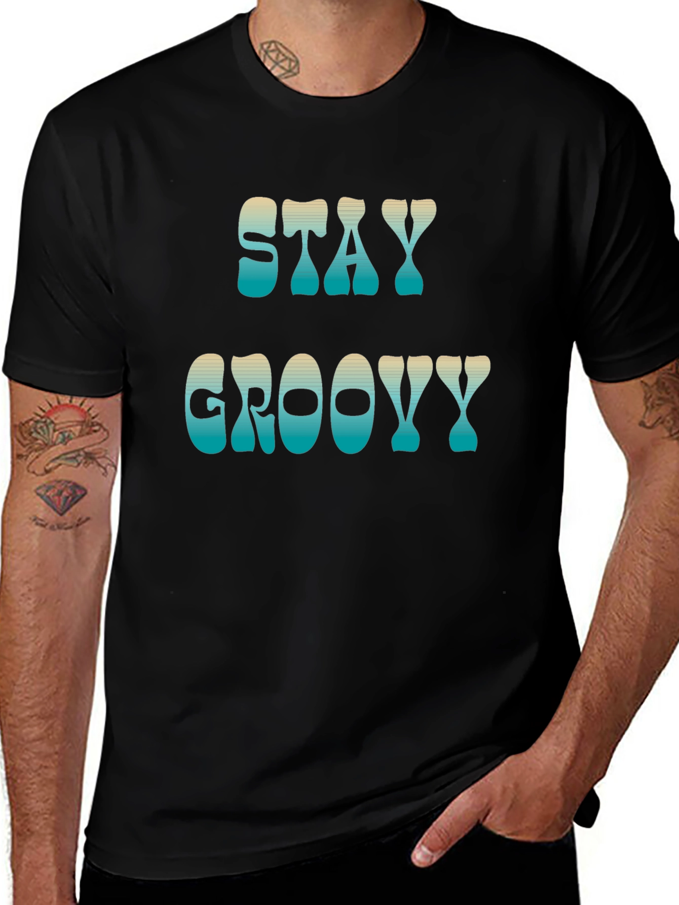 Stay Groovy Retro Graphic Tee - Trendy Design!