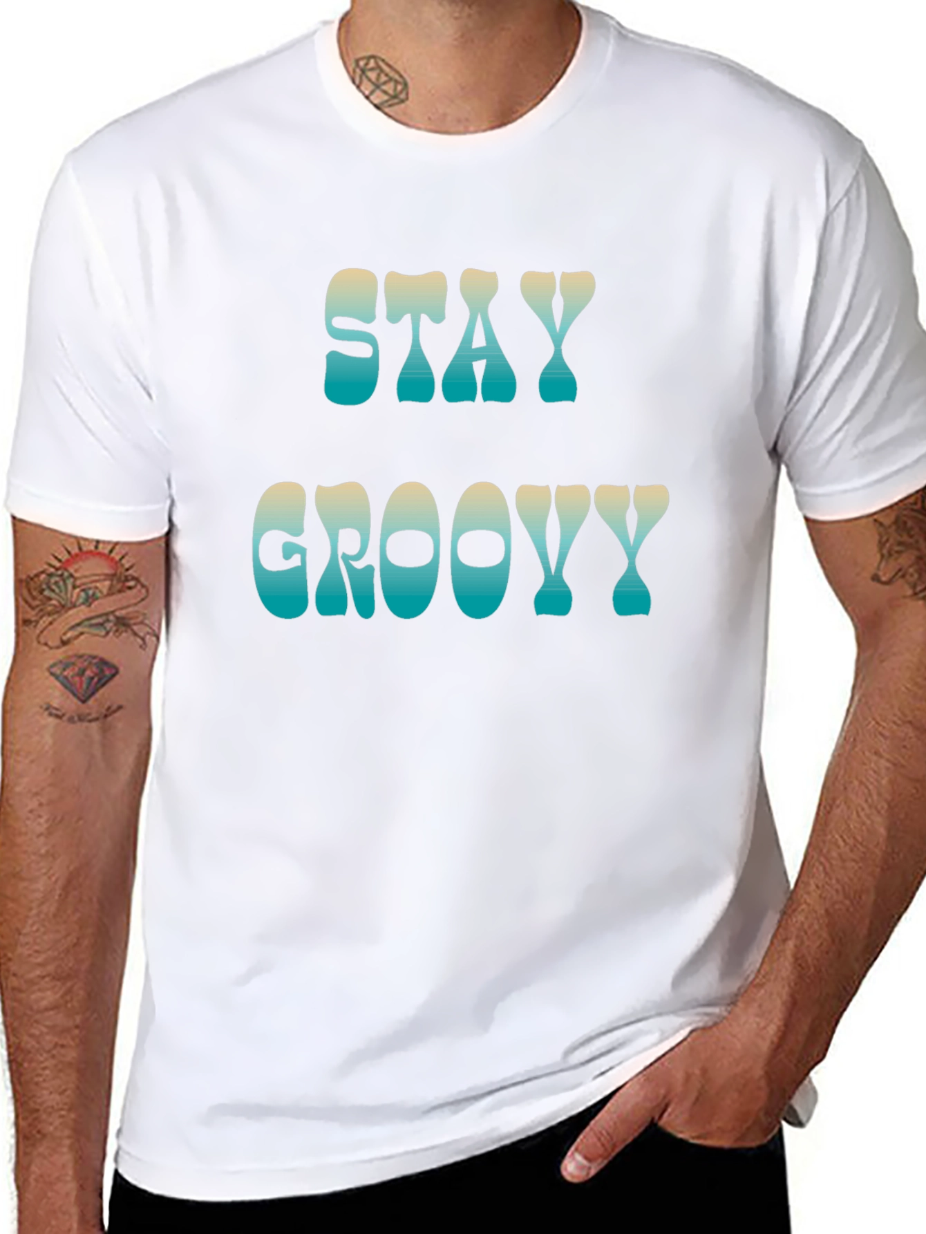 Stay Groovy Retro Graphic Tee - Trendy Design!