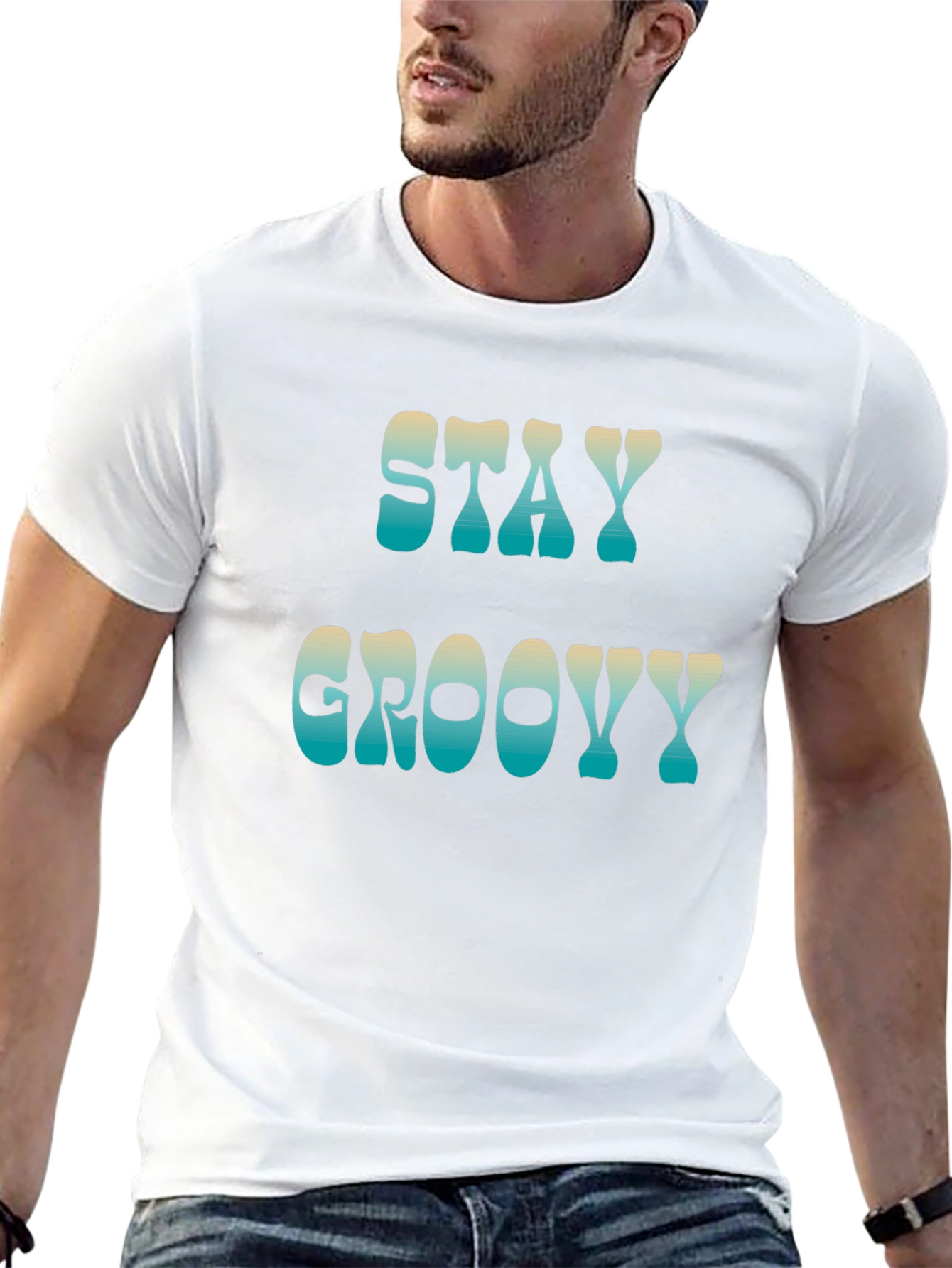 Stay Groovy Retro Graphic Tee - Trendy Design!