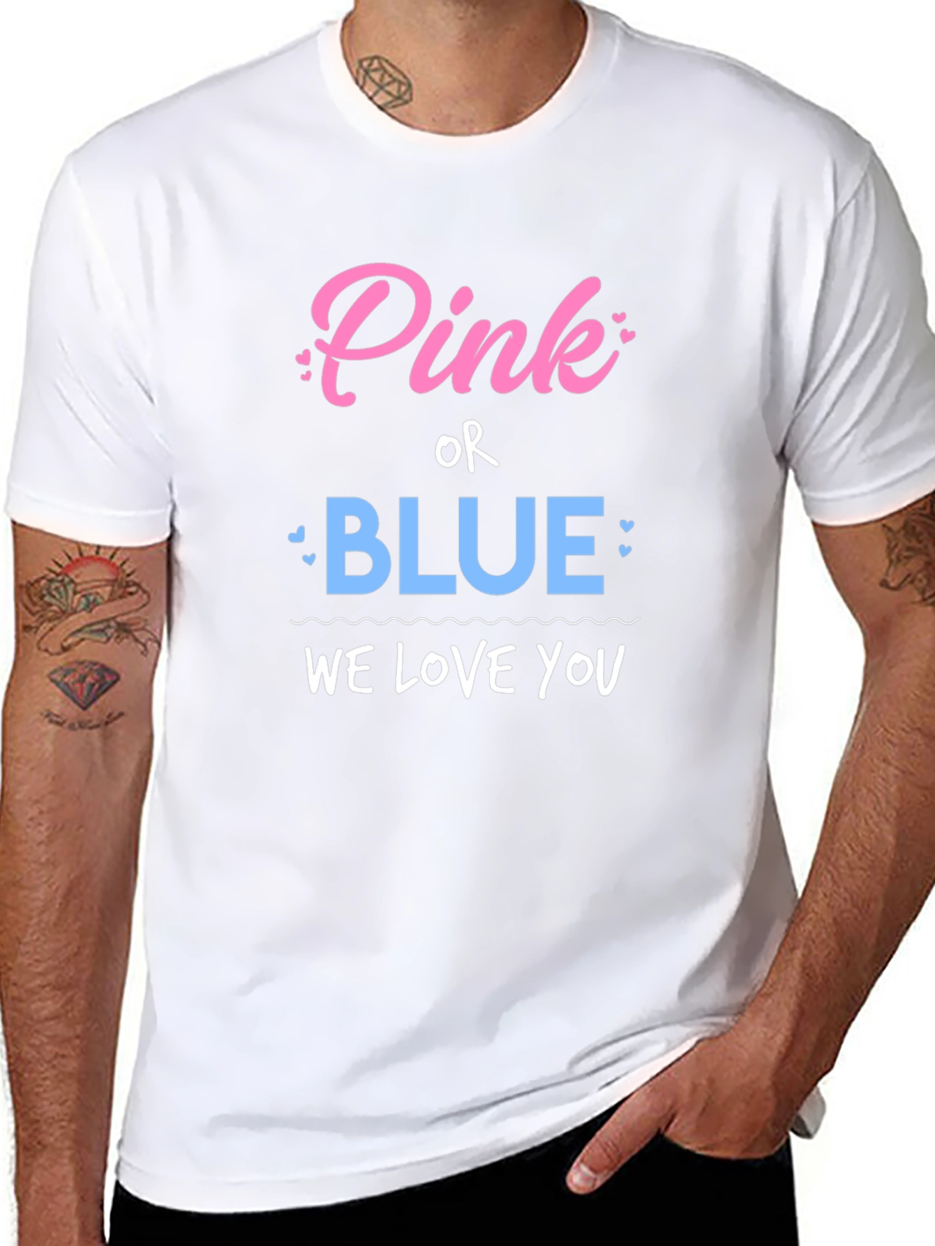 Pink or Blue Gender Reveal T-Shirt