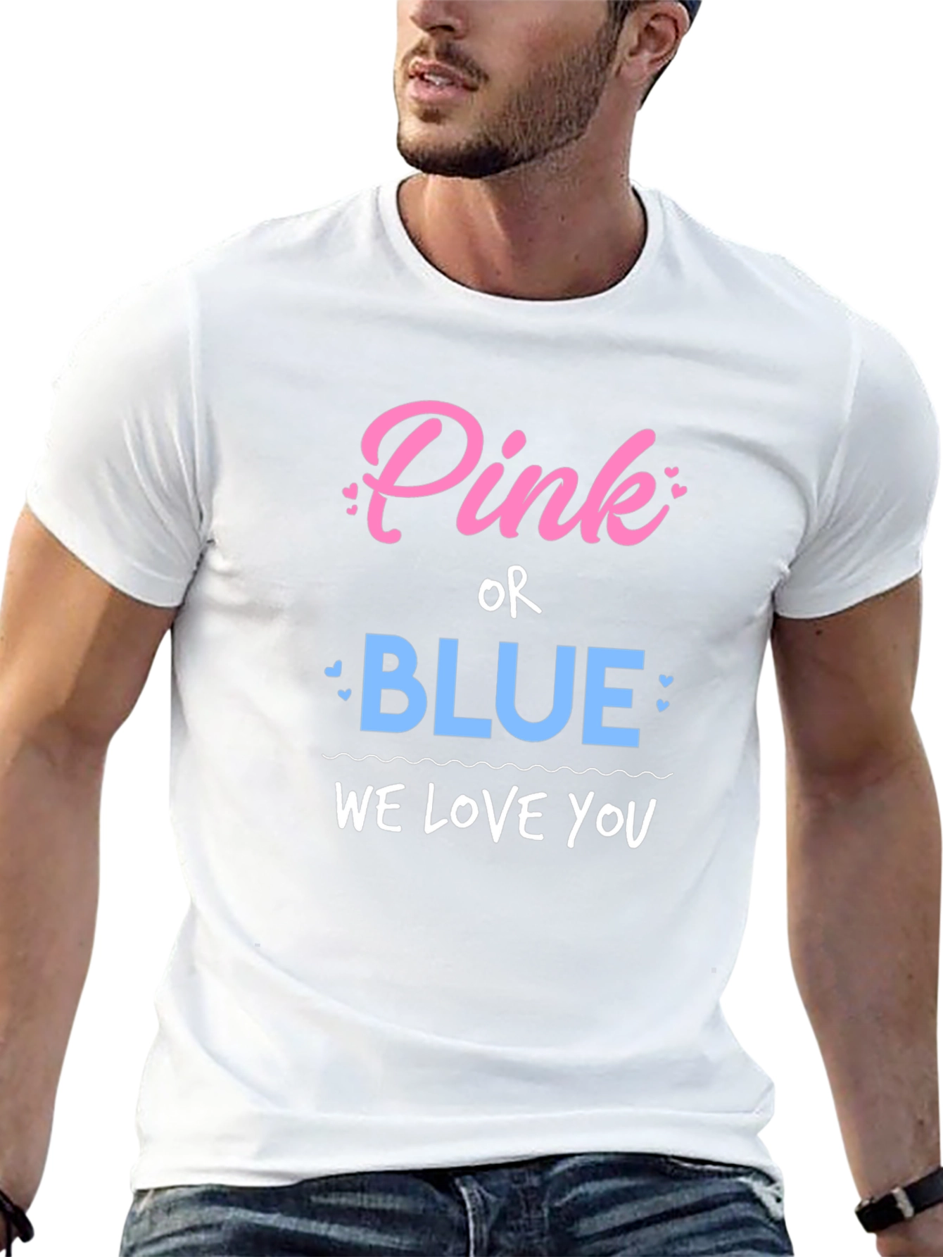 Pink or Blue Gender Reveal T-Shirt
