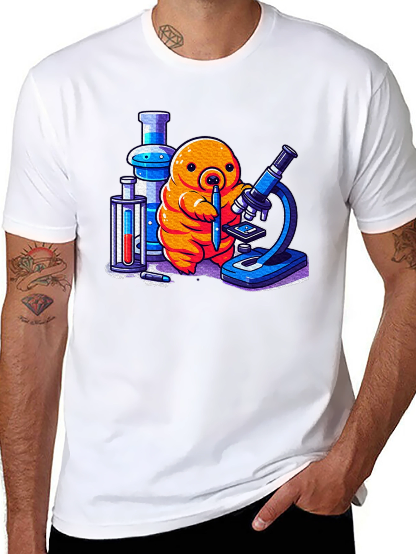 Scientist Tardigrade Graphic Tee