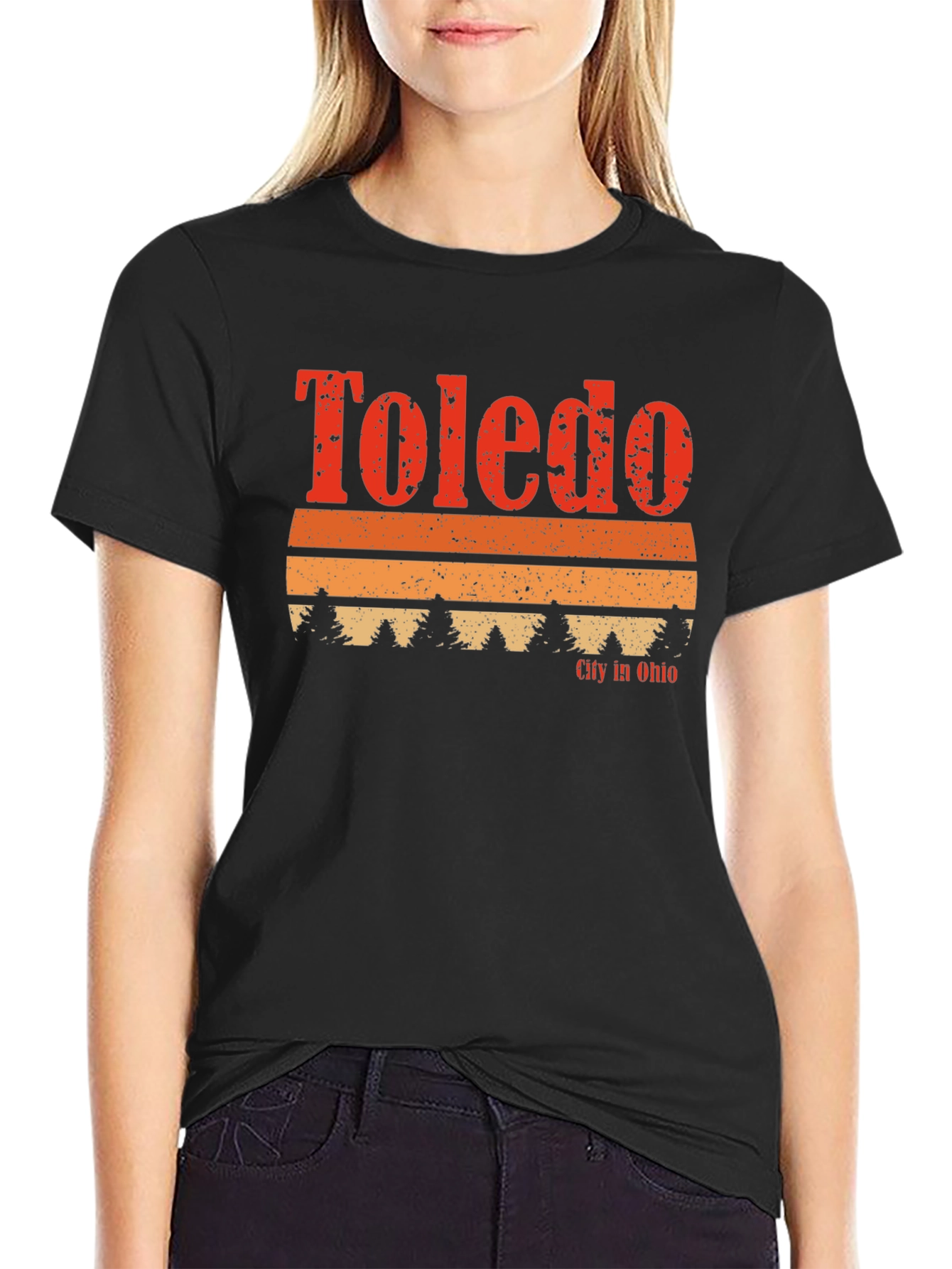 Toledo Ohio Retro Graphic T-Shirt