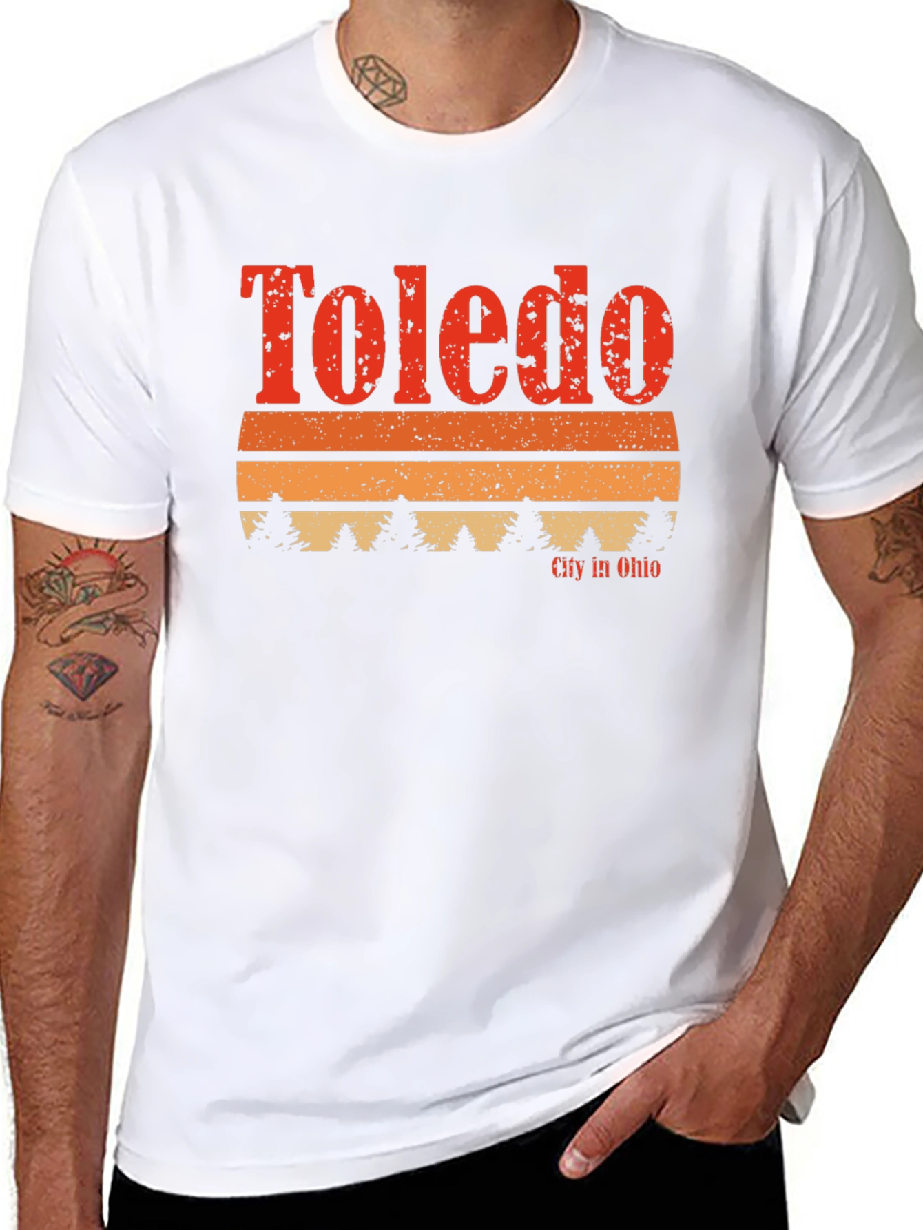 Toledo Ohio Retro Graphic T-Shirt