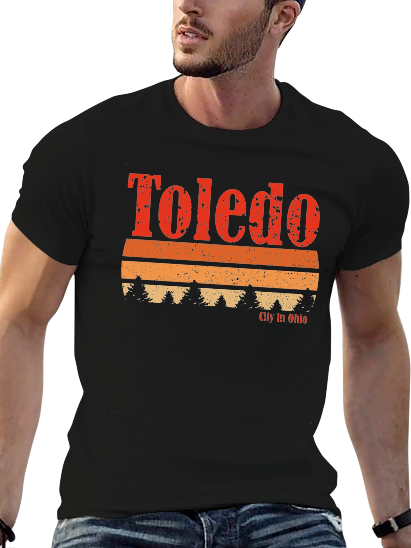 Toledo Ohio Retro Graphic T-Shirt