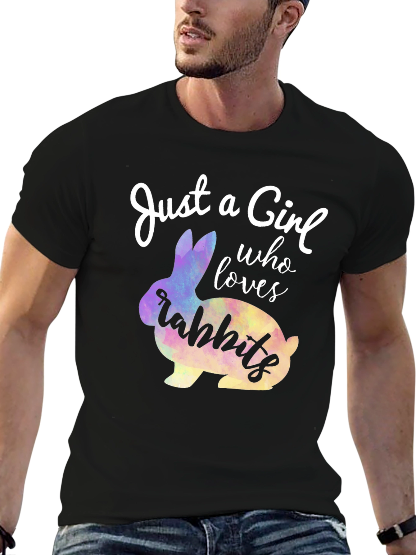 Just A Girl Who Loves Rabbits T-Shirt