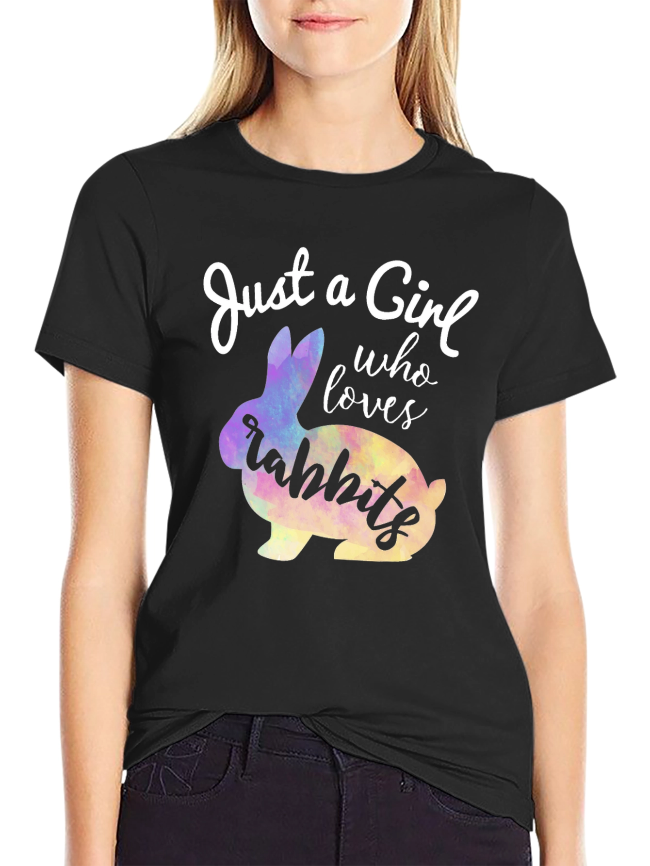 Just A Girl Who Loves Rabbits T-Shirt