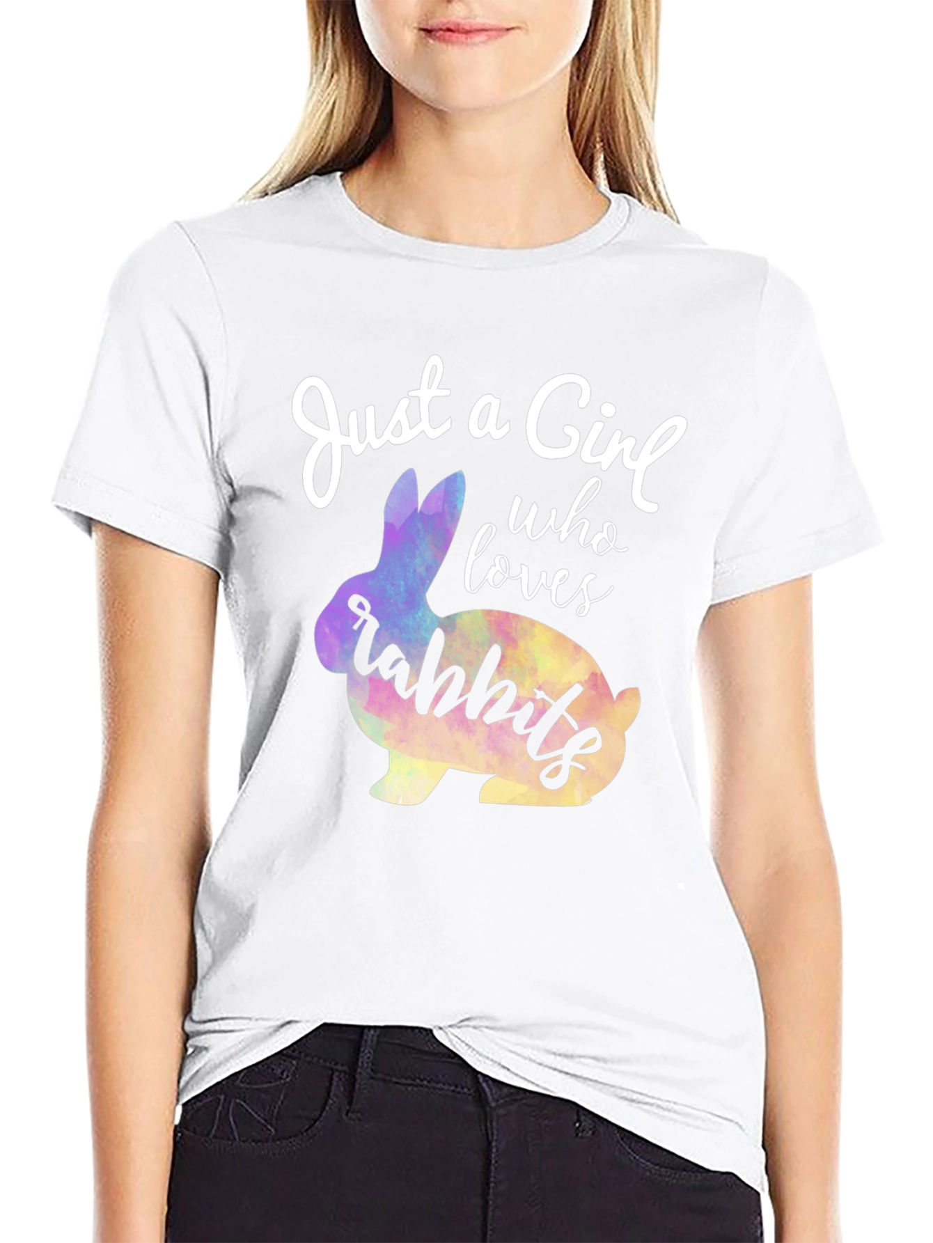 Just A Girl Who Loves Rabbits T-Shirt
