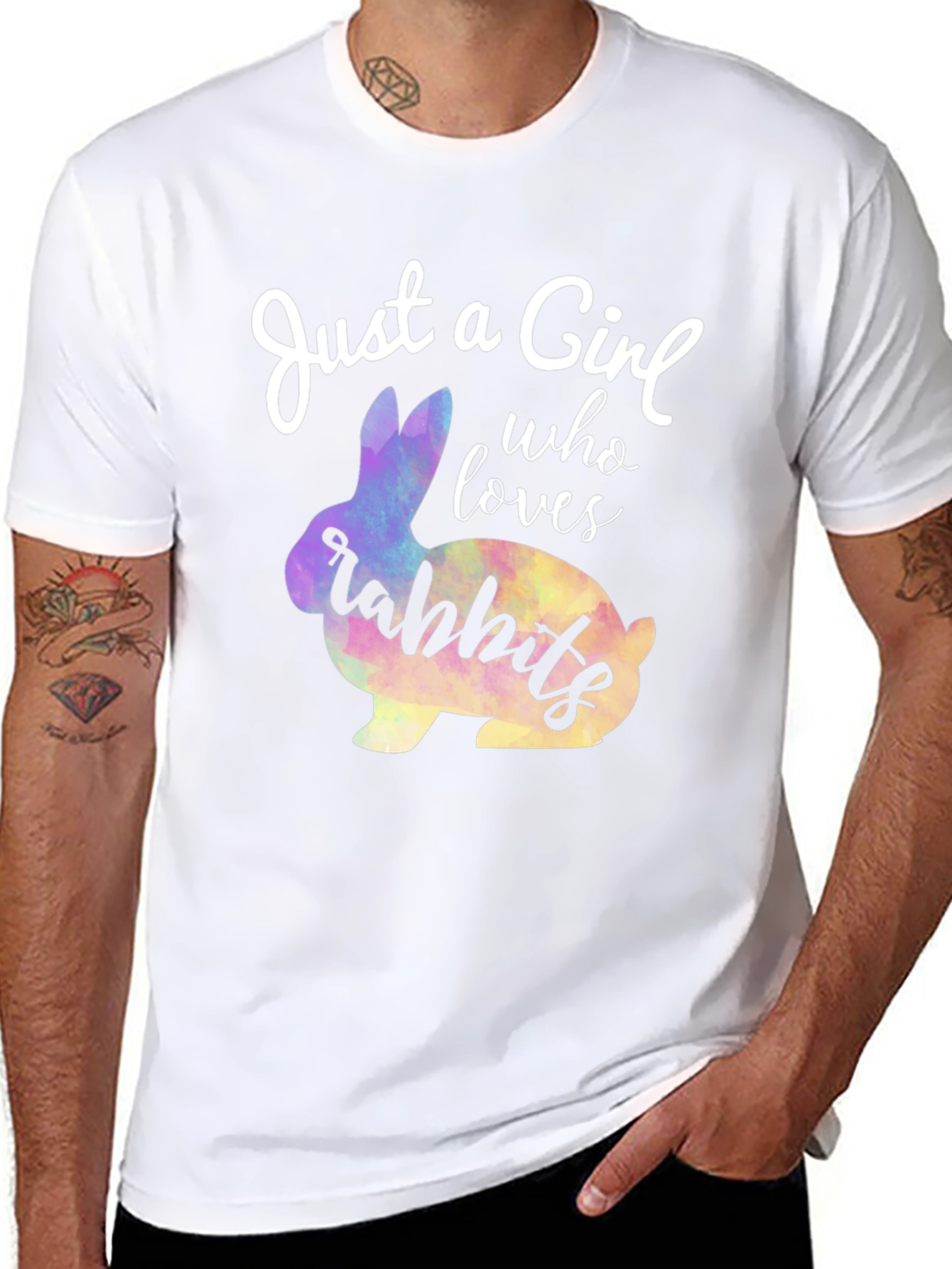 Just A Girl Who Loves Rabbits T-Shirt
