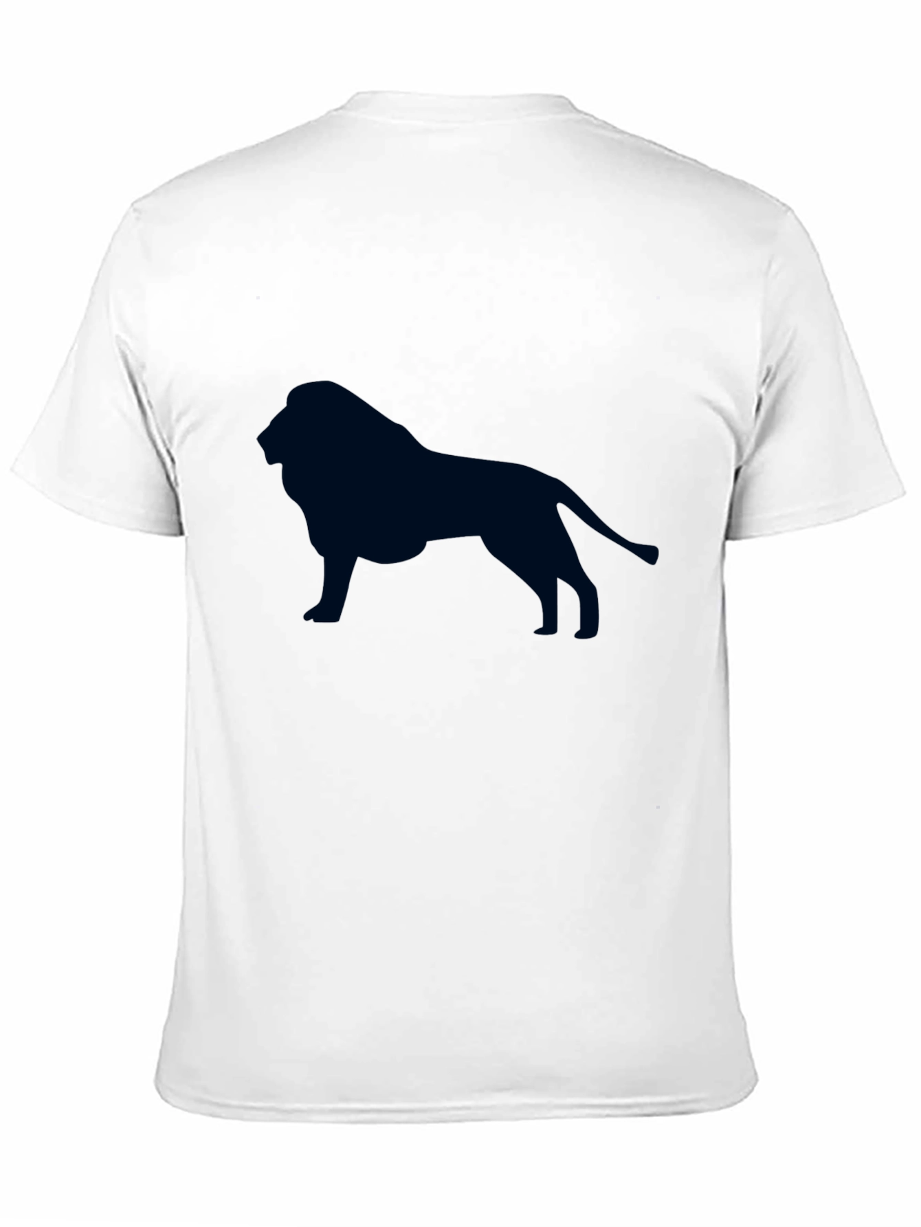 Lion Graphic Tee - Black Cotton