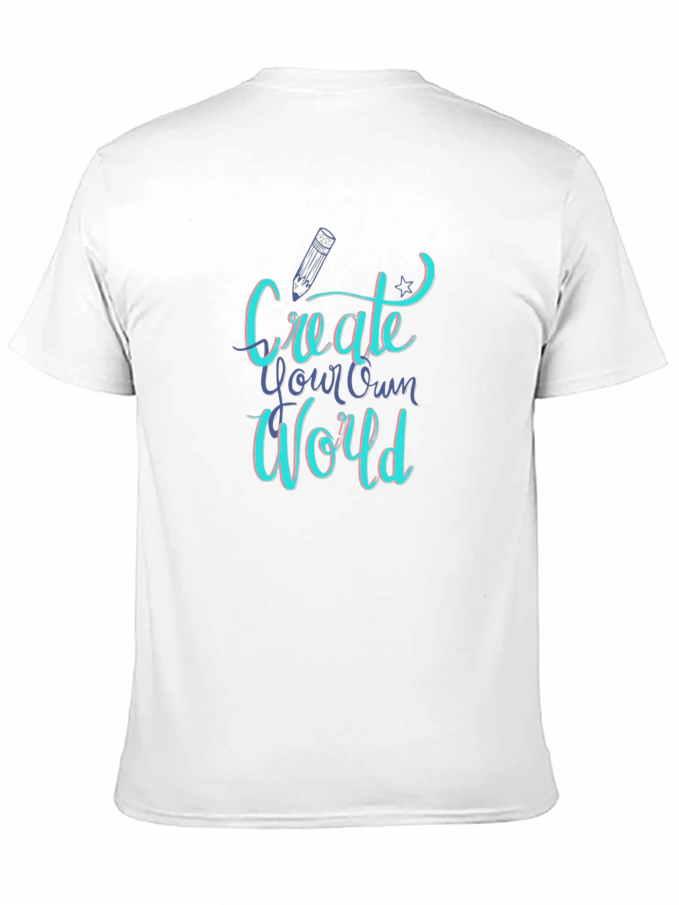 Create Your Own World Graphic Tee - Black