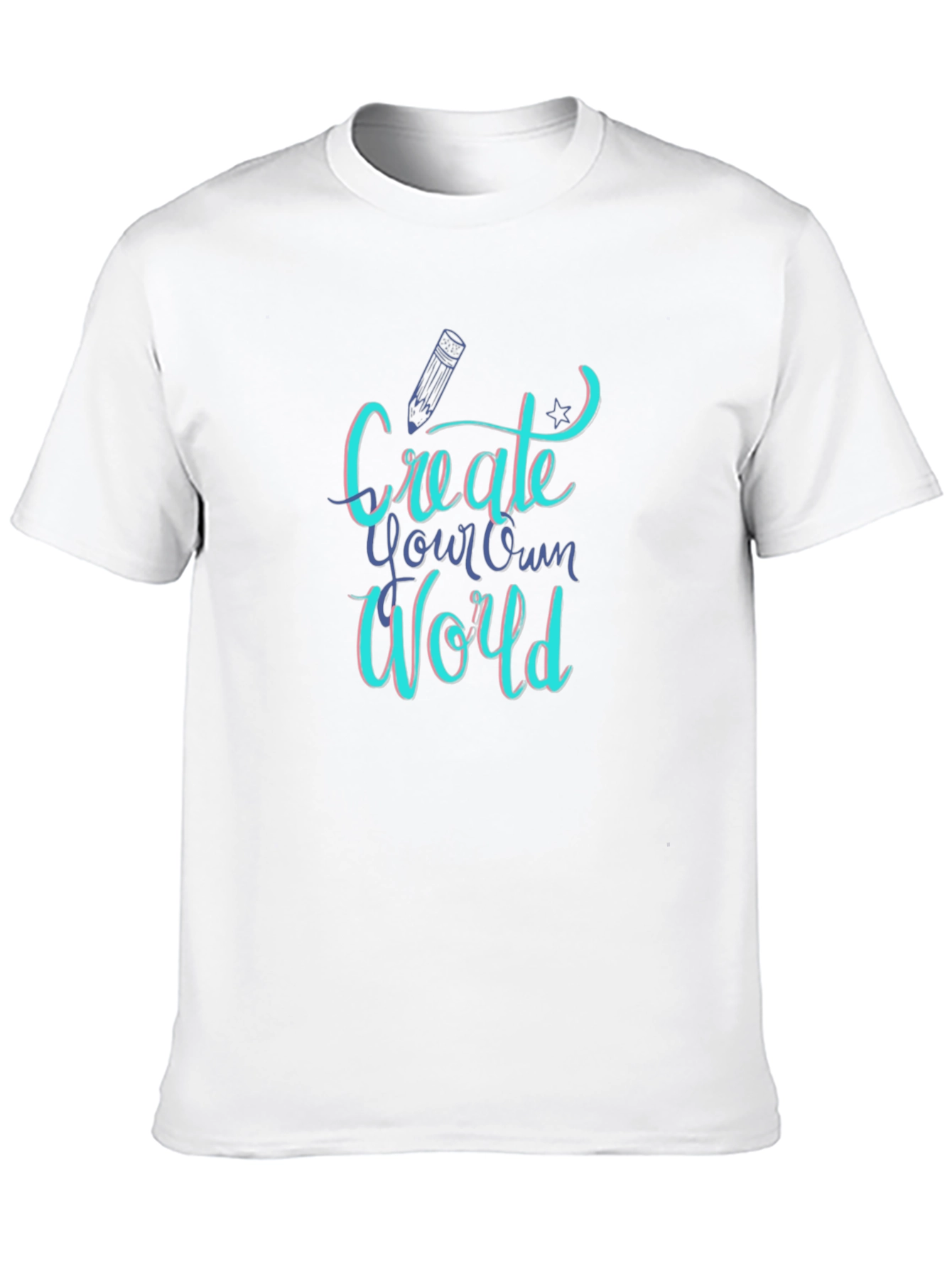 Create Your Own World Graphic Tee - Black