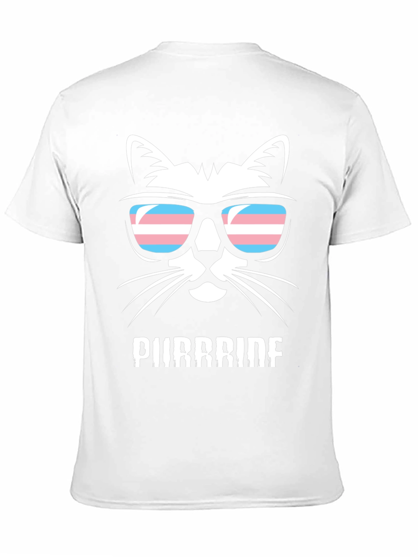 Purrrride Transgender Cat T-Shirt