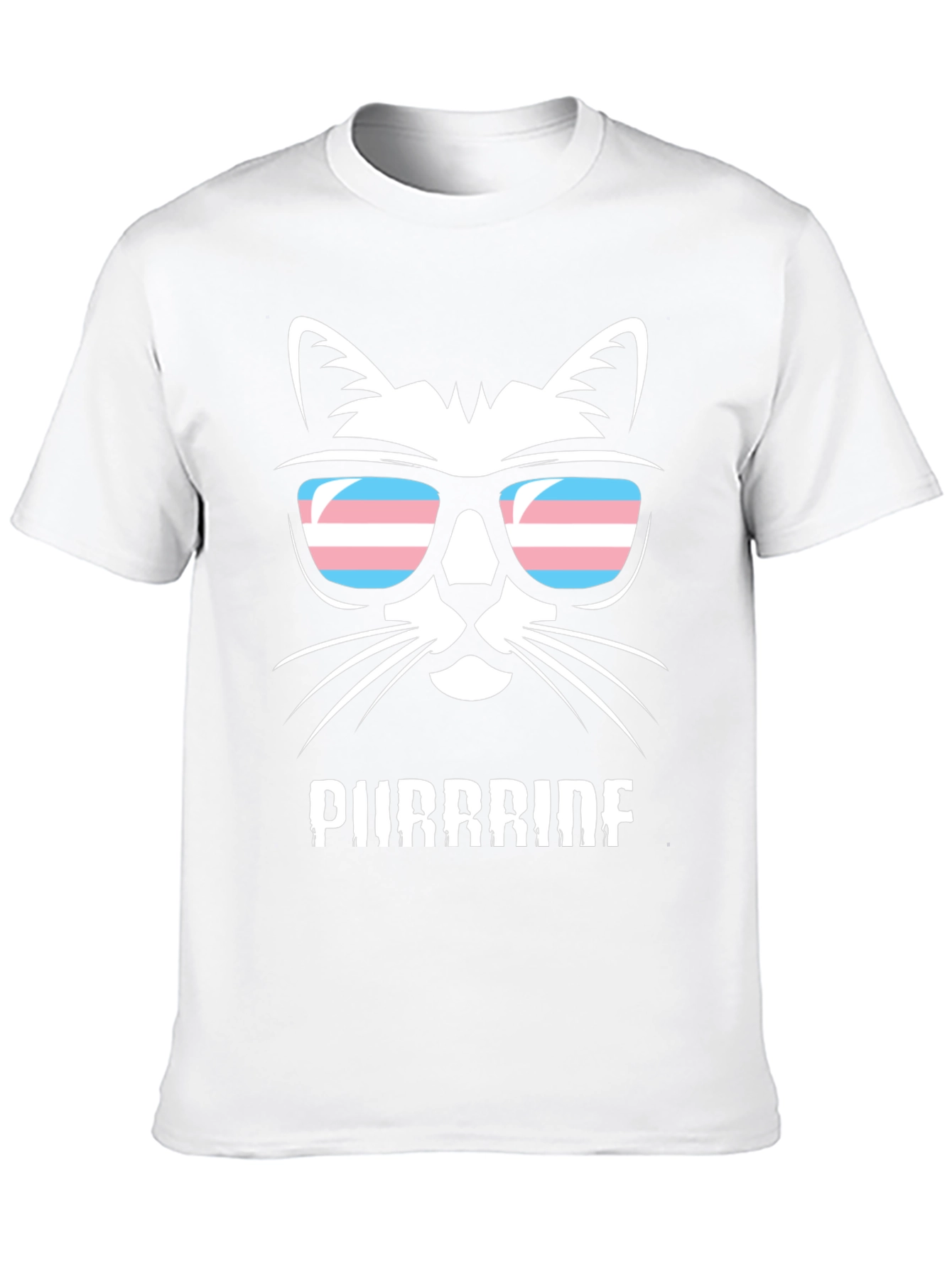 Purrrride Transgender Cat T-Shirt