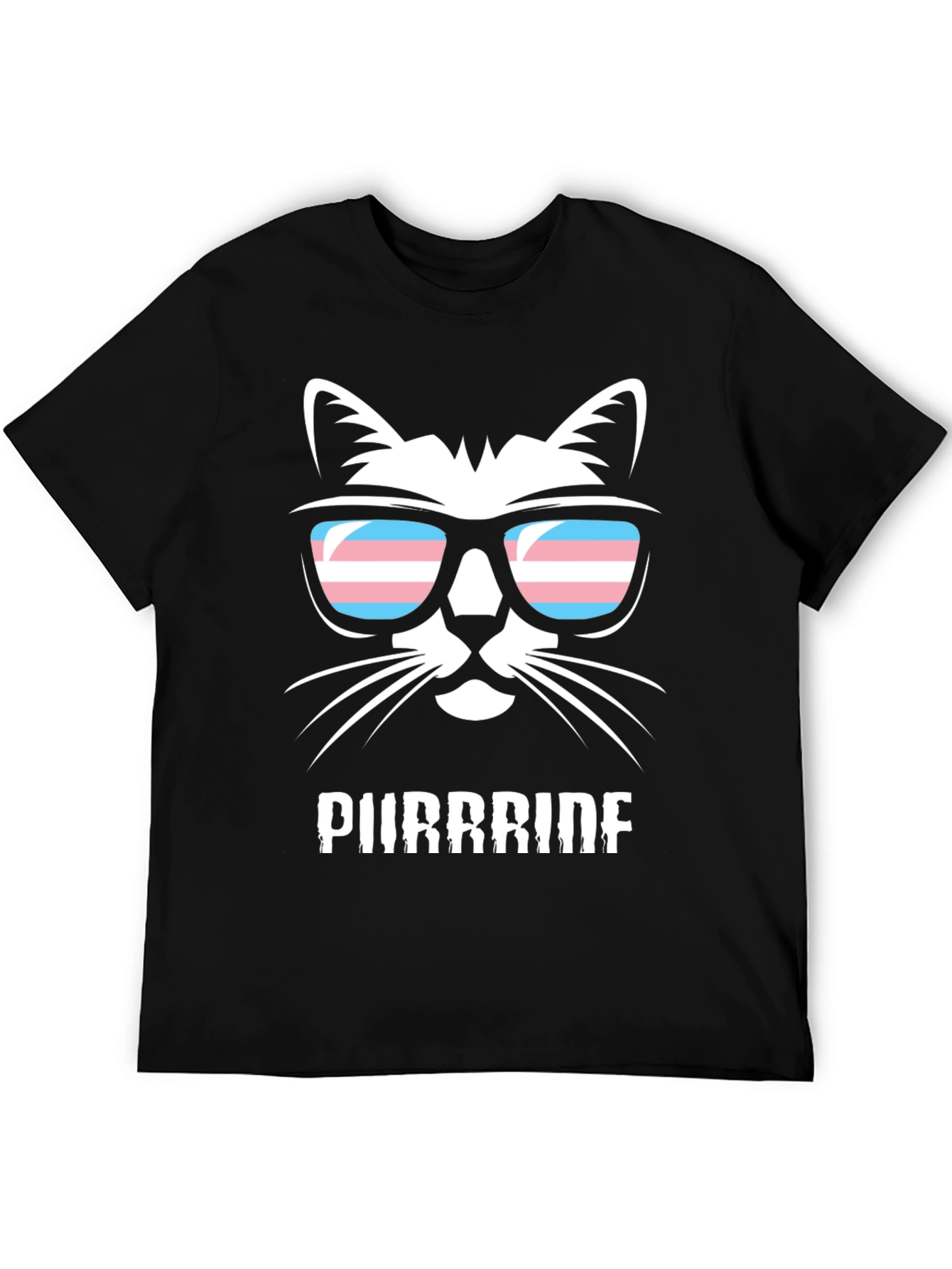 Purrrride Transgender Cat T-Shirt
