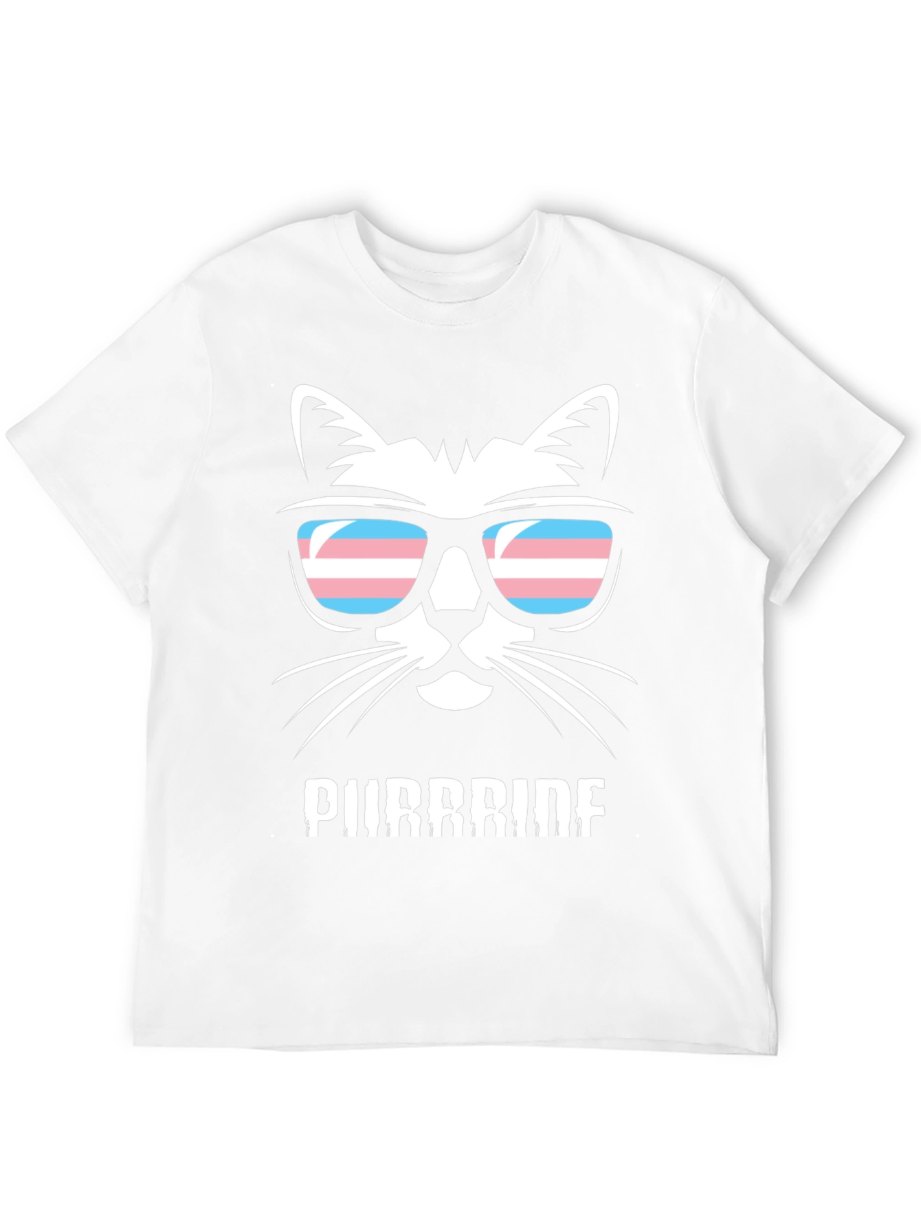Purrrride Transgender Cat T-Shirt