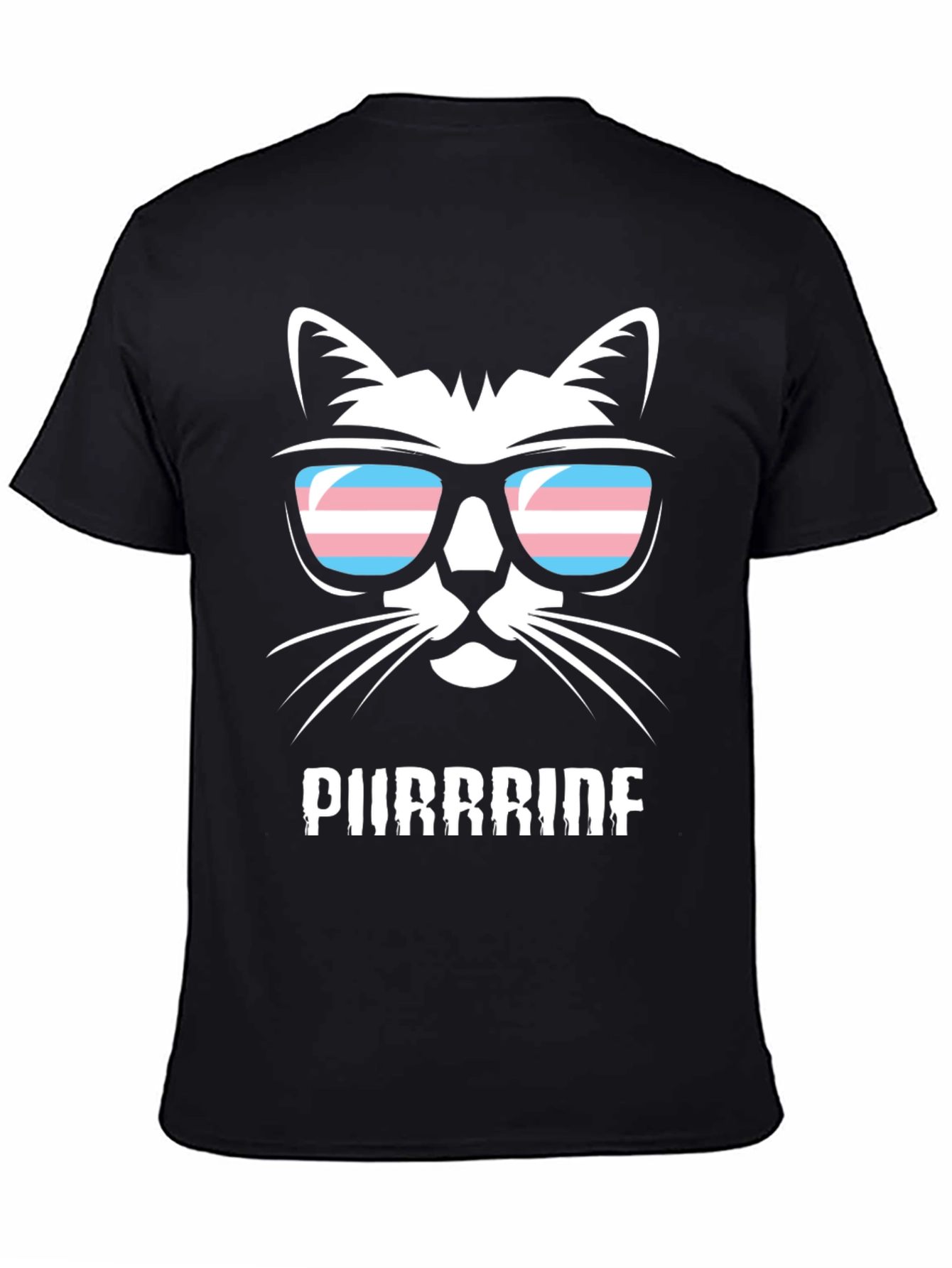 Purrrride Transgender Cat T-Shirt