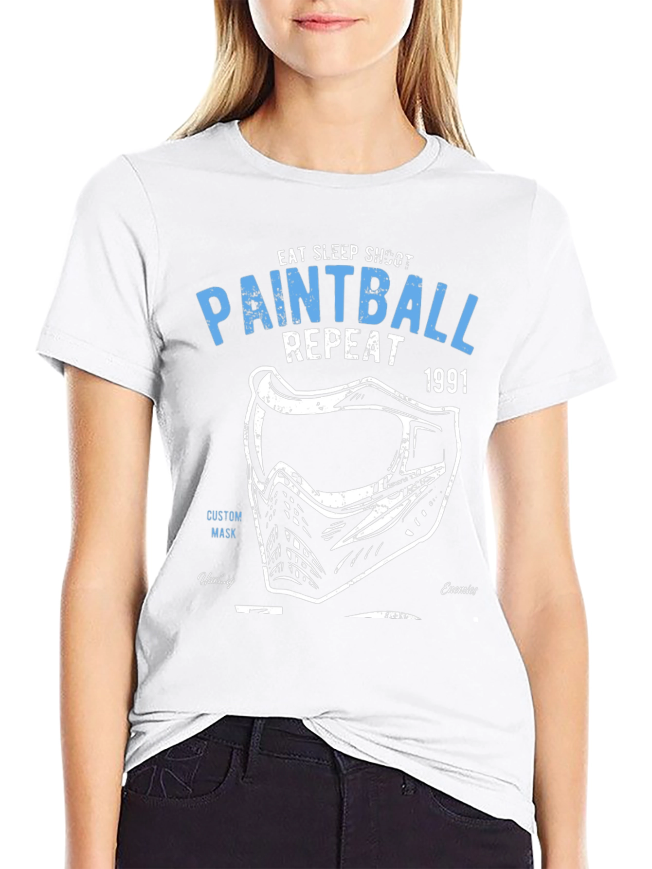 Paintball Graphic T-Shirt - Eat Sleep Shoot