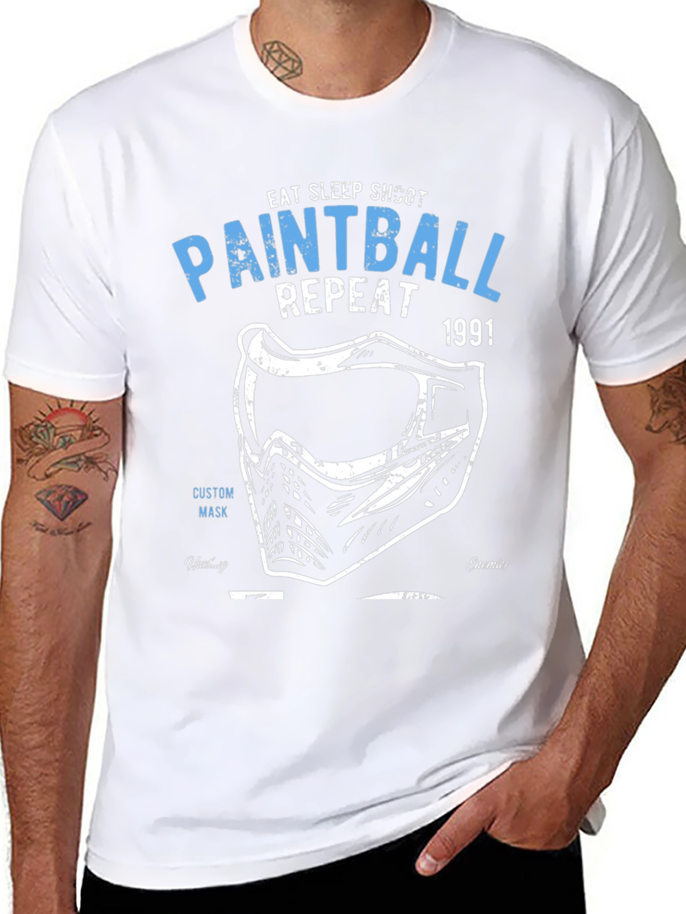 Paintball Graphic T-Shirt - Eat Sleep Shoot