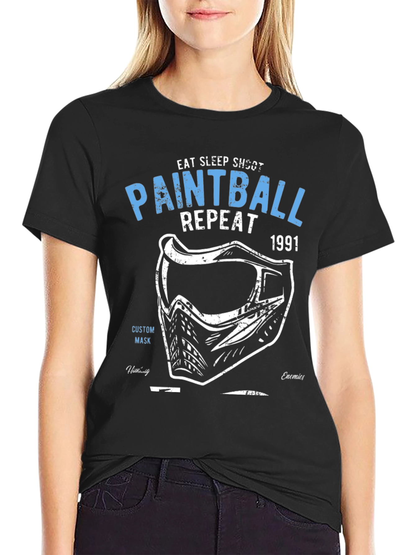 Paintball Graphic T-Shirt - Eat Sleep Shoot
