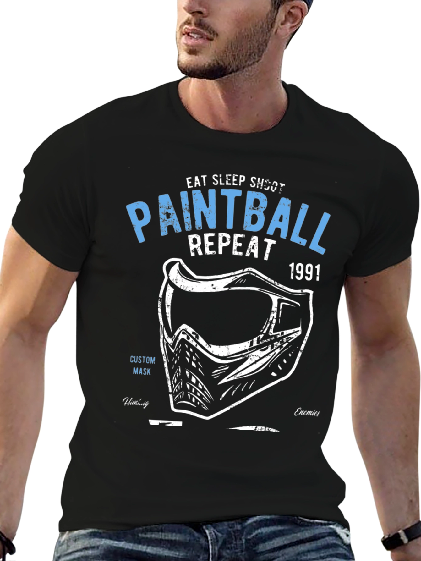 Paintball Graphic T-Shirt - Eat Sleep Shoot