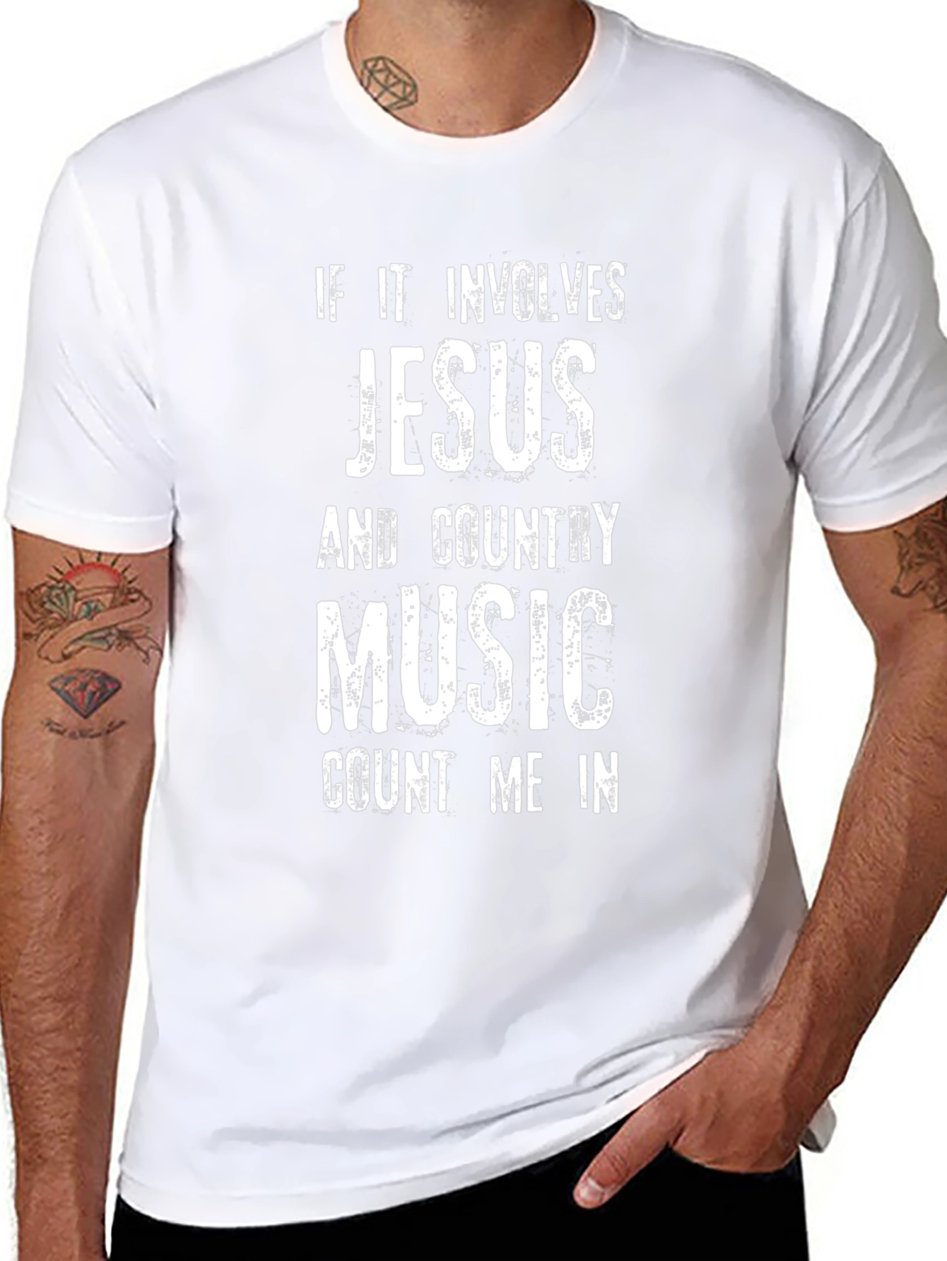 Jesus and Country Music T-Shirt