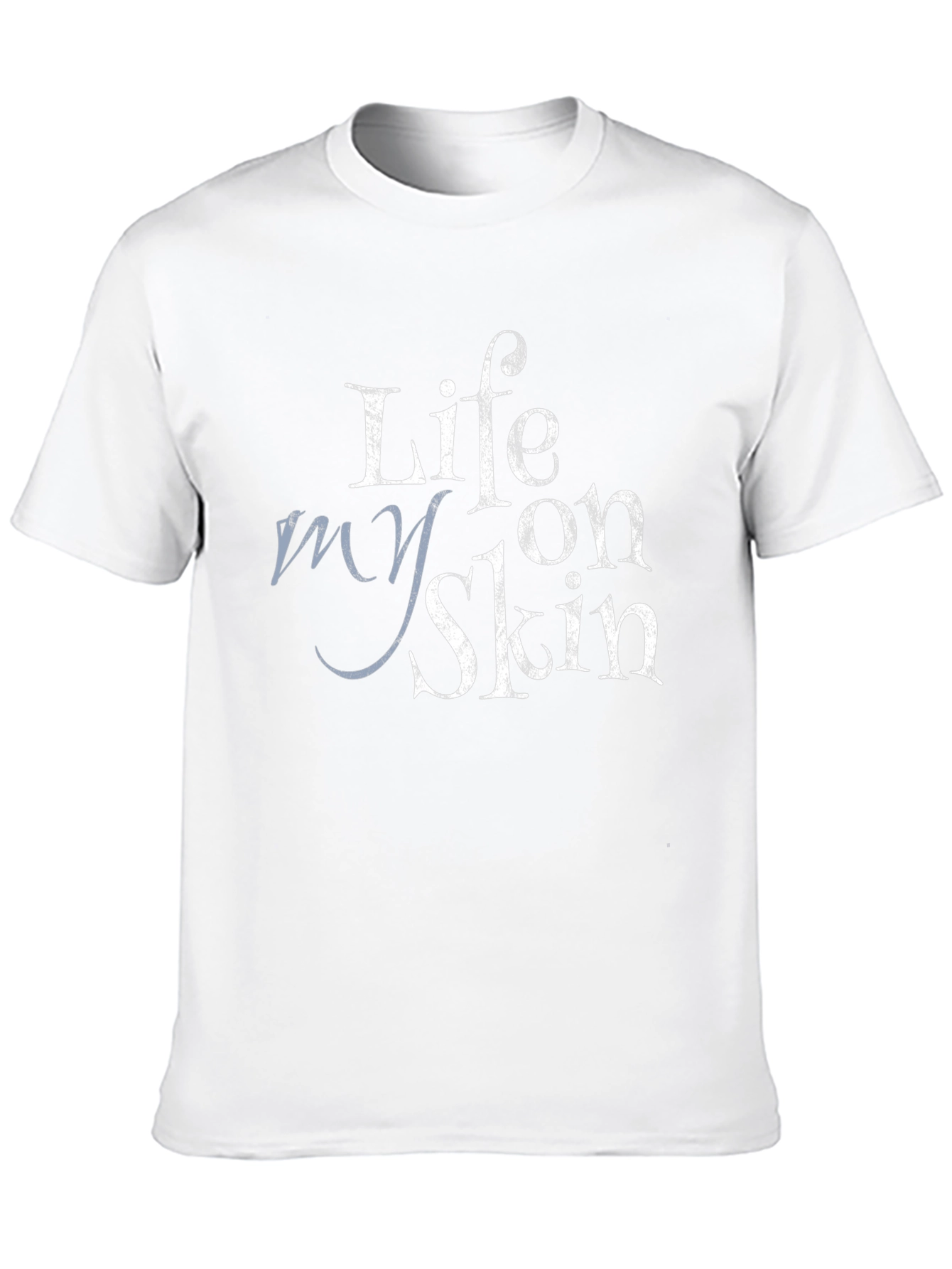 Life On My Skin Black Graphic Tee