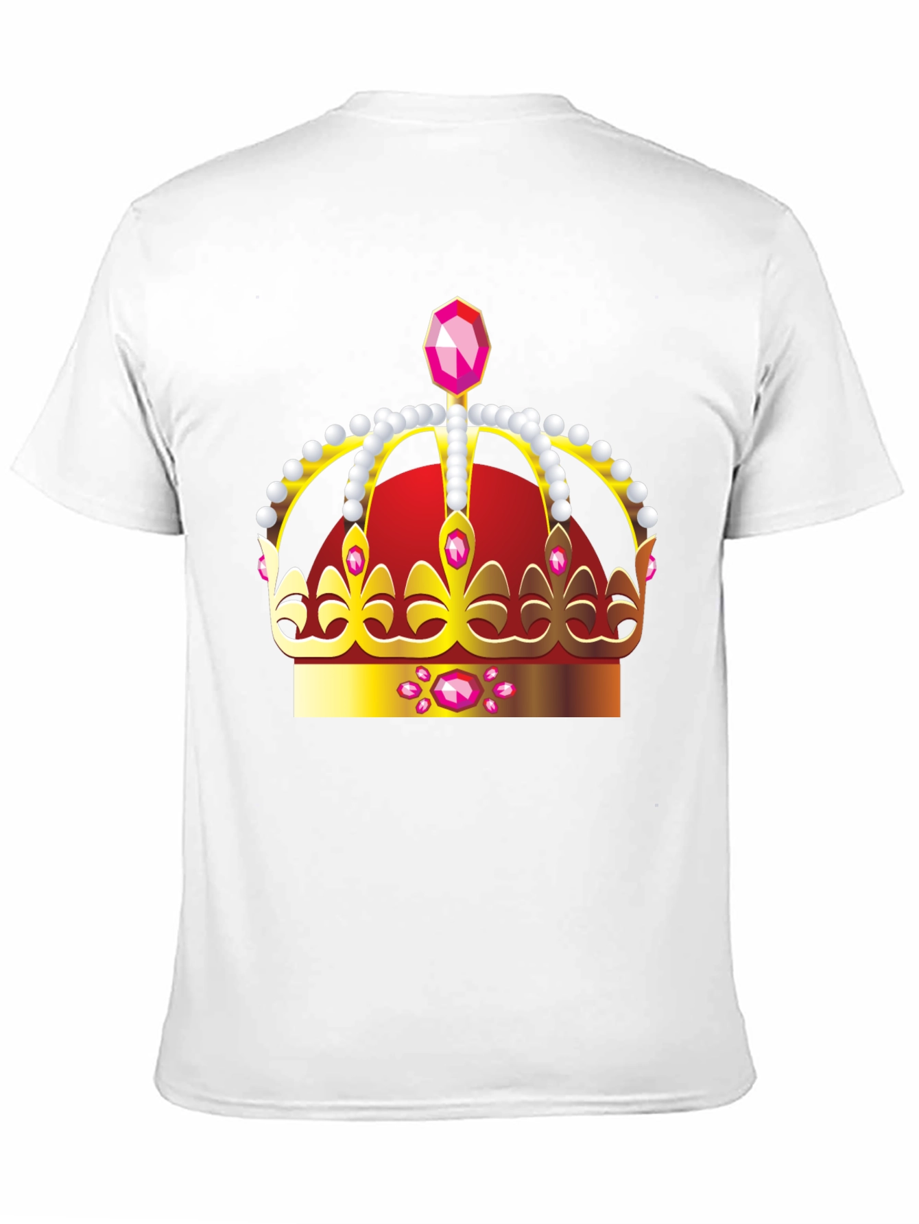 Regal Crown Graphic Tee - Black
