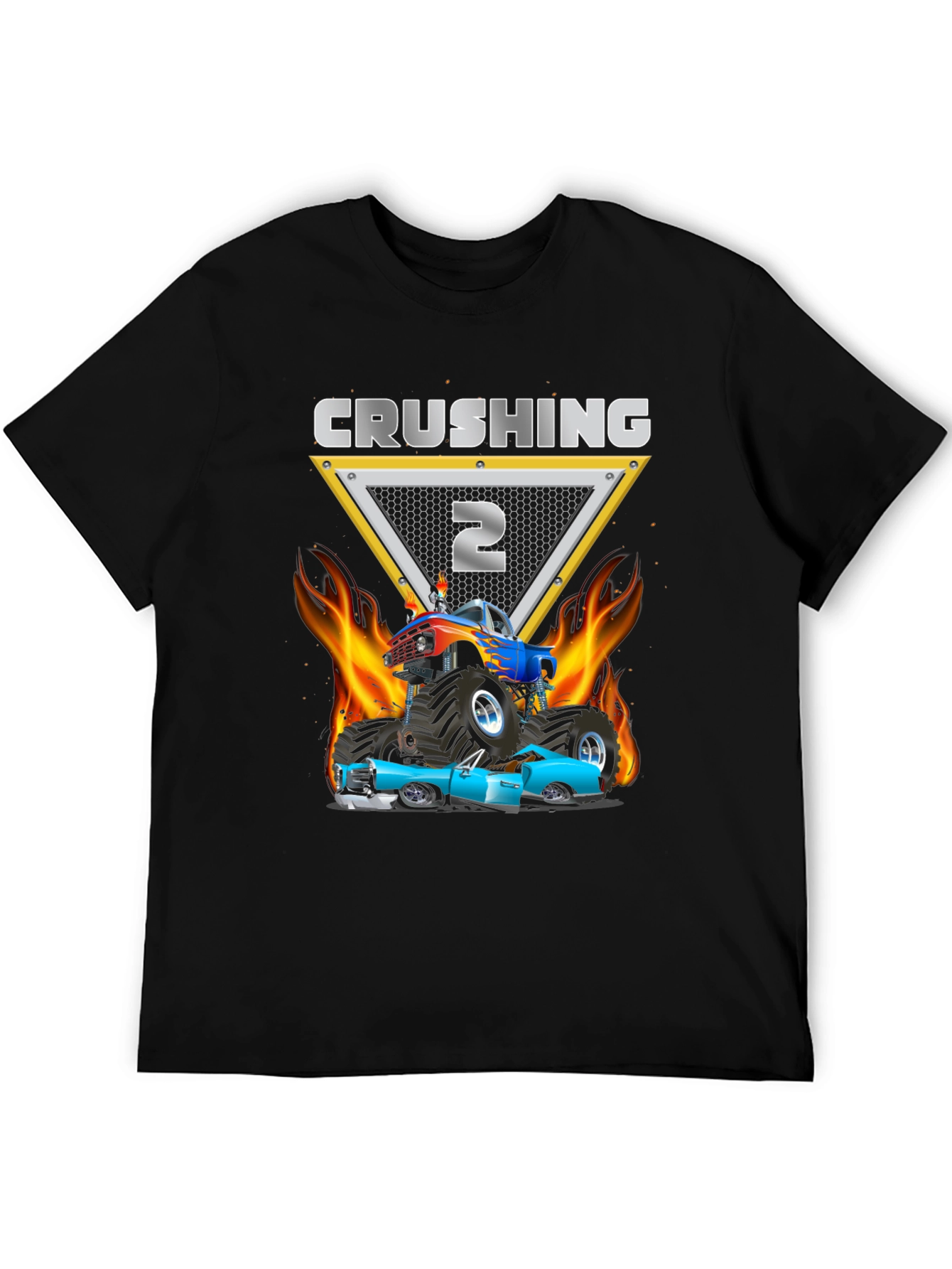 Crushing It: Birthday Monster Truck Tee