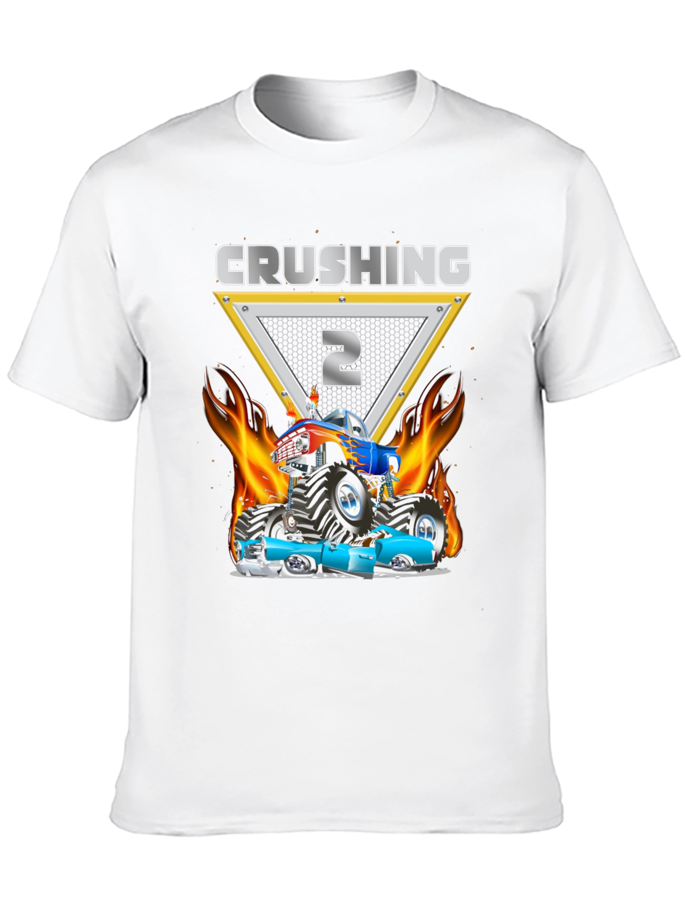 Crushing It: Birthday Monster Truck Tee