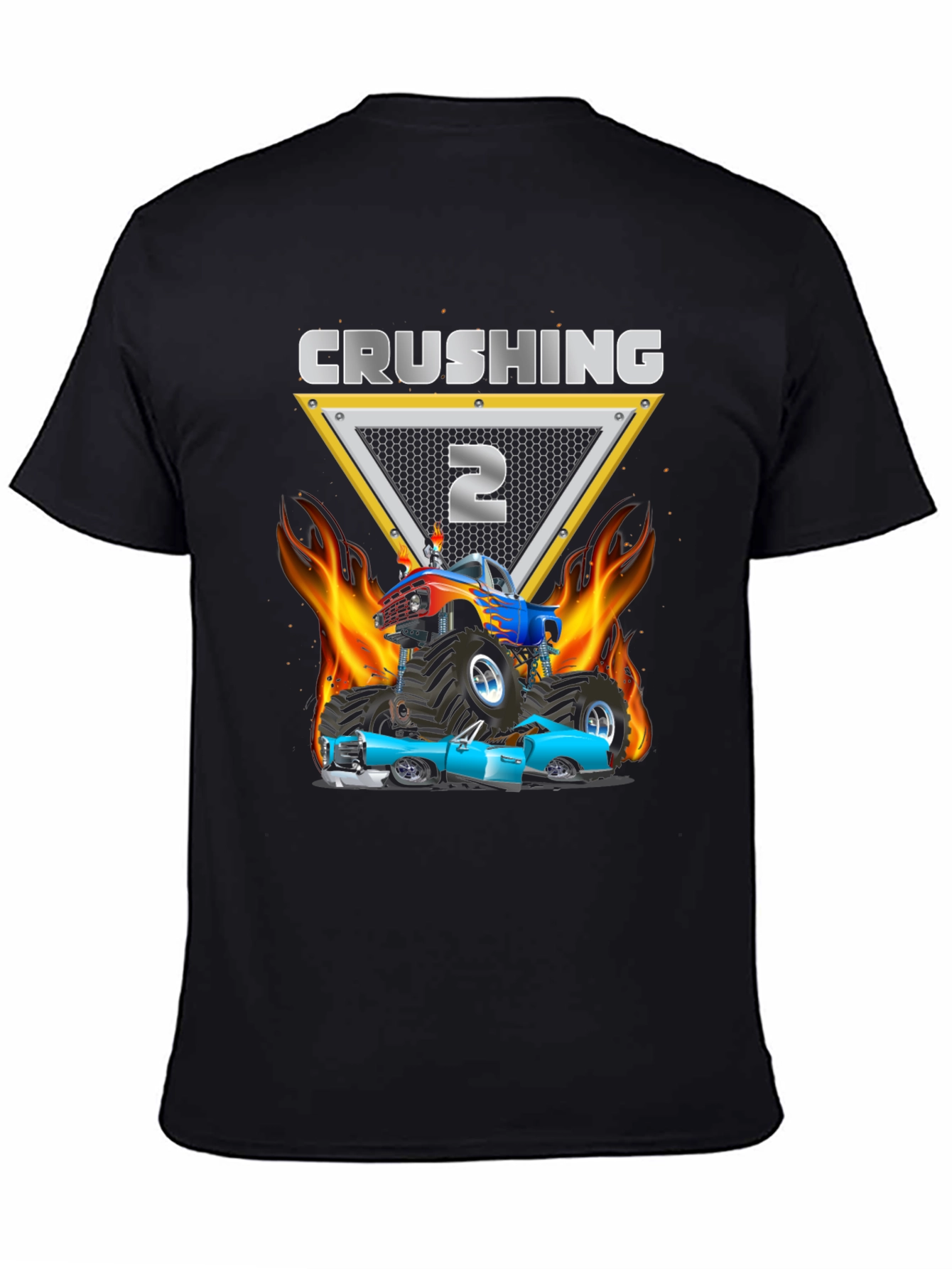 Crushing It: Birthday Monster Truck Tee
