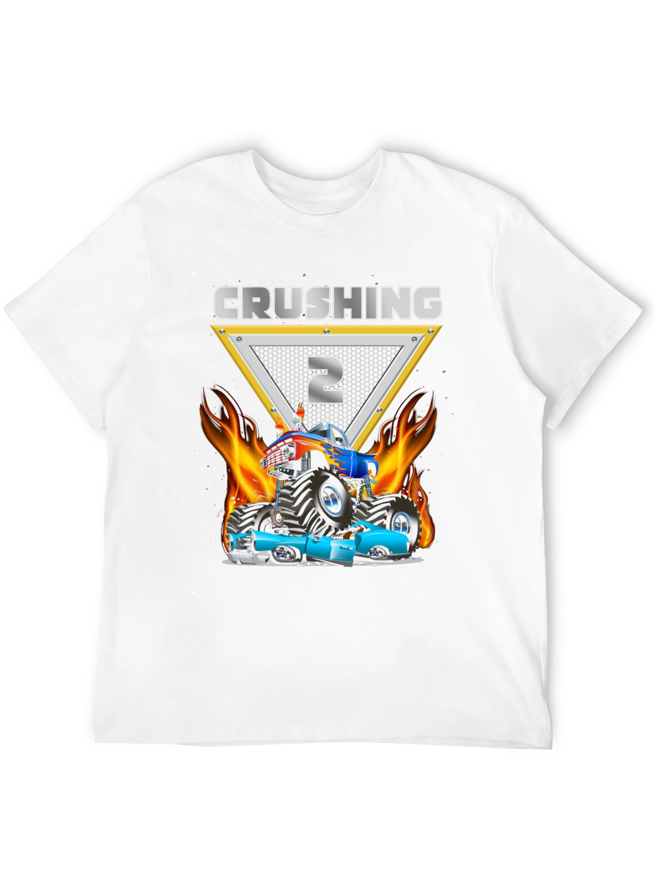 Crushing It: Birthday Monster Truck Tee