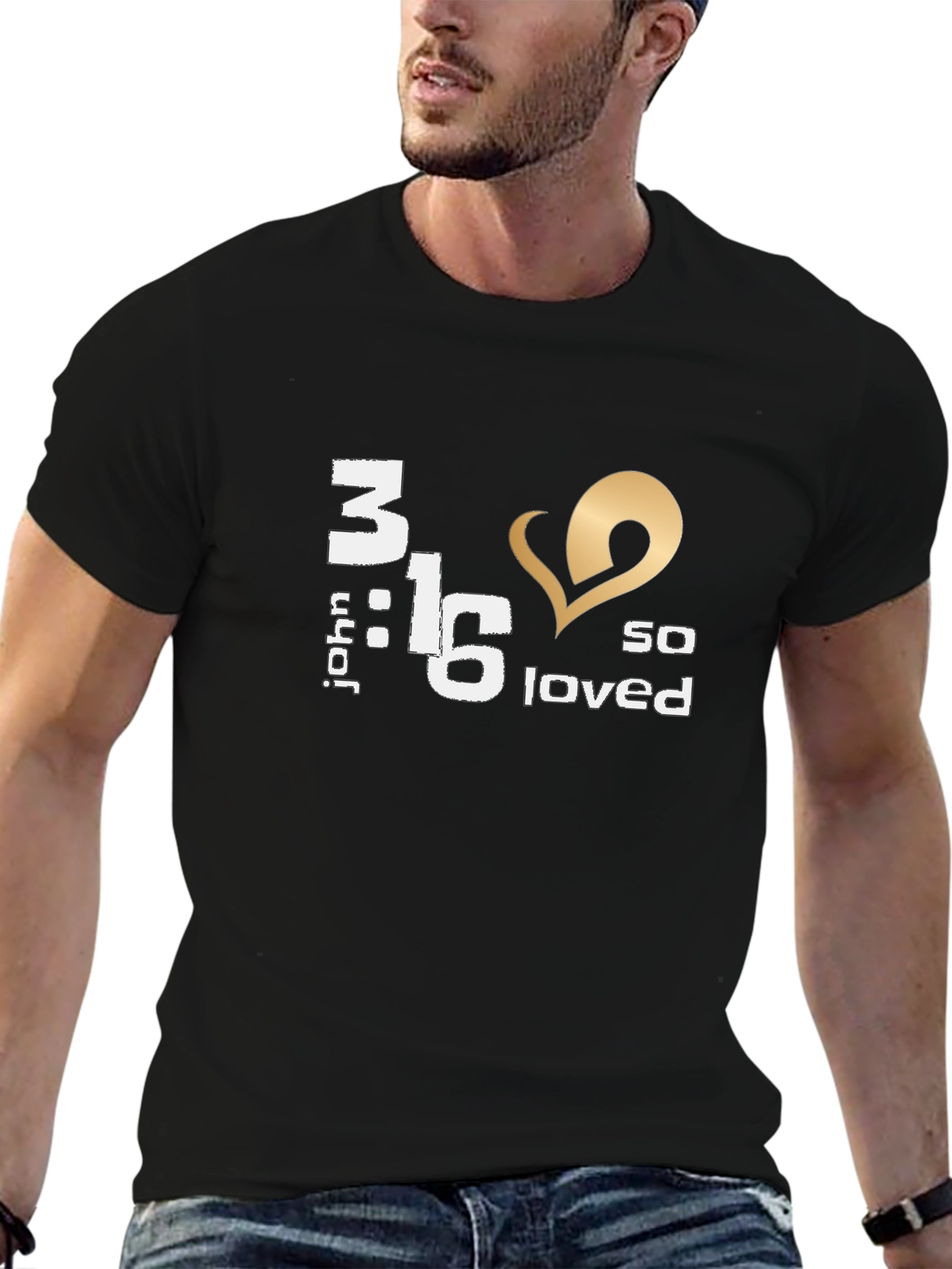 John 3:16 Graphic T-Shirt - So Loved