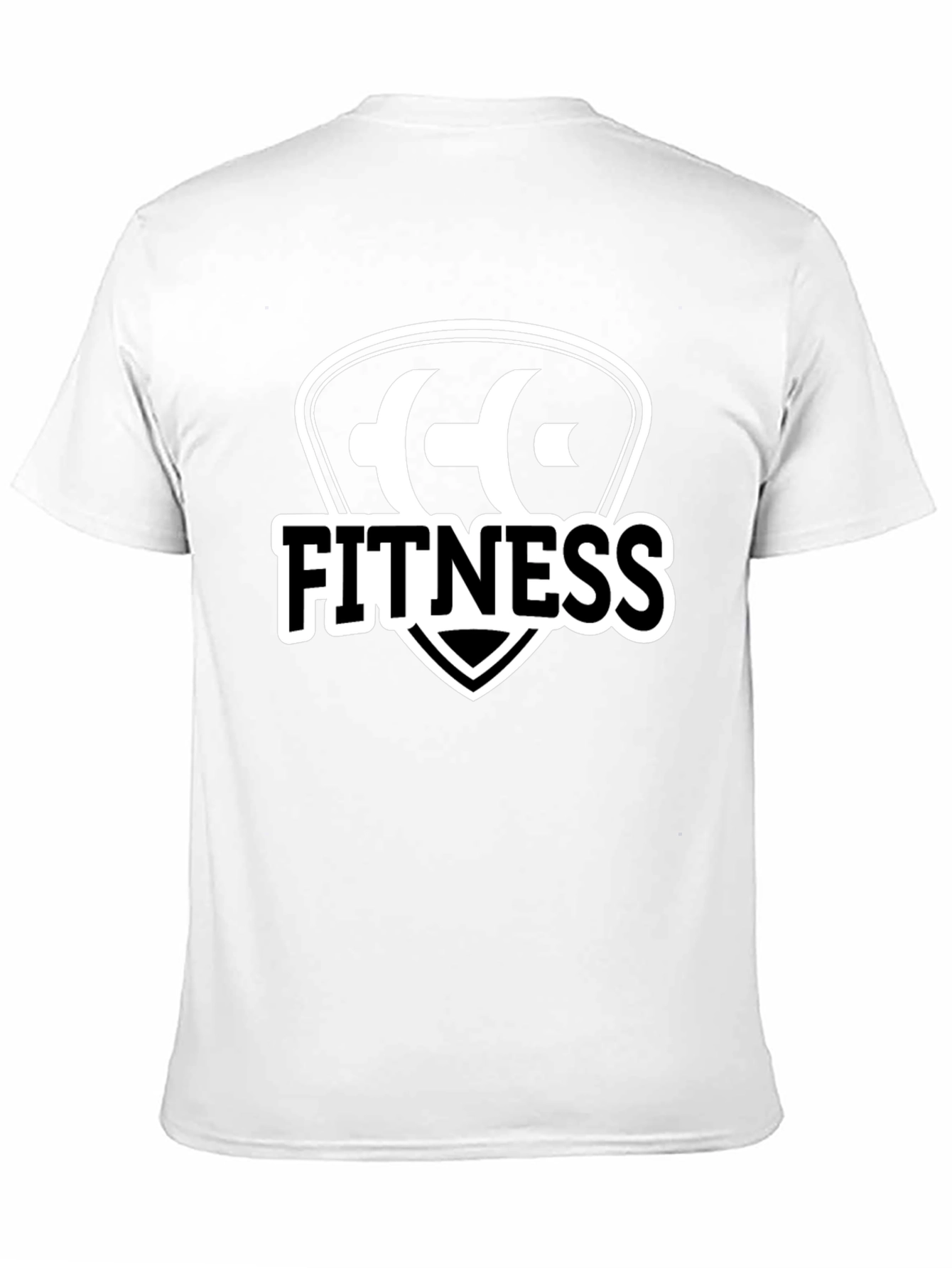 Fitness Graphic Black T-Shirt for Men