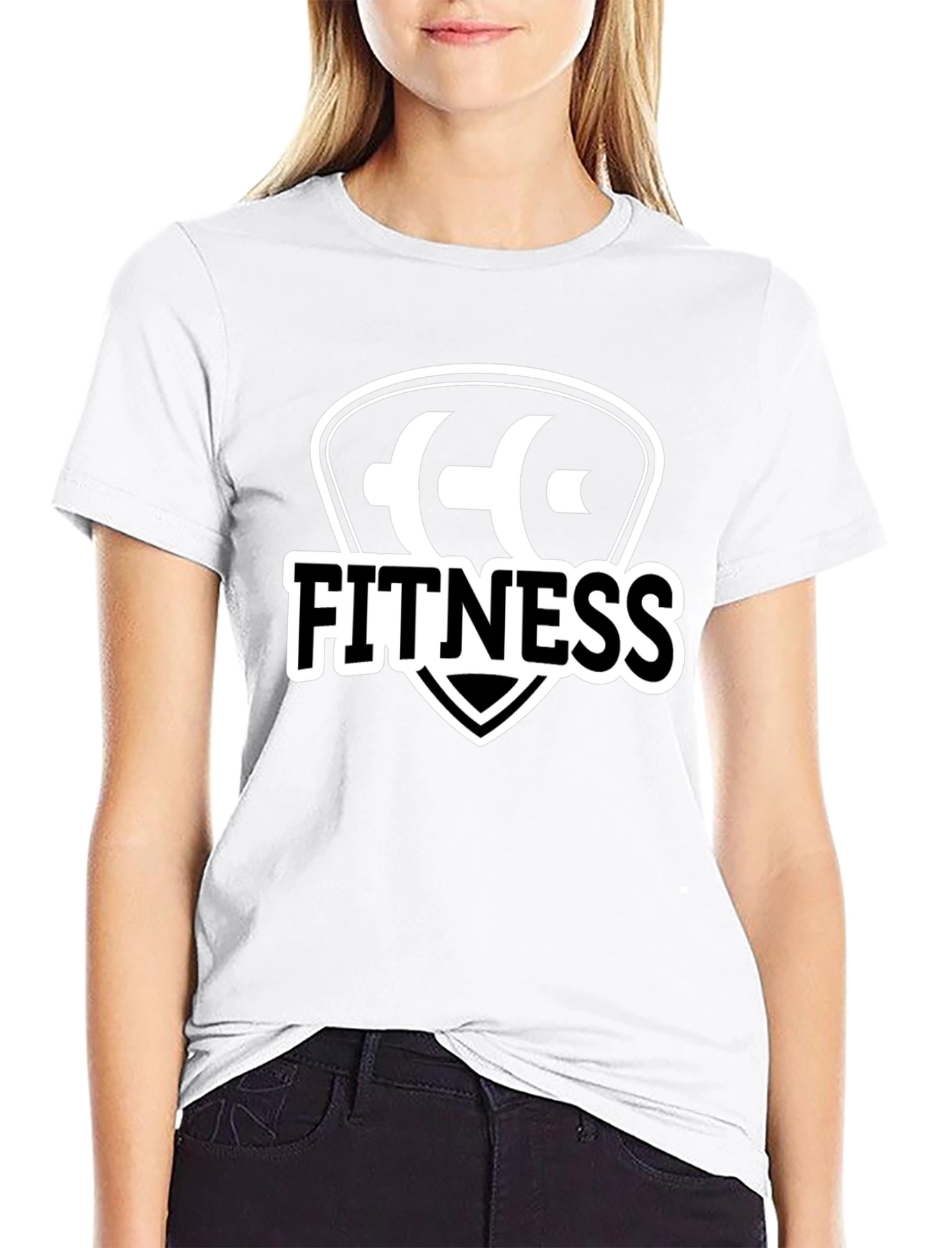 Fitness Graphic Black T-Shirt for Men