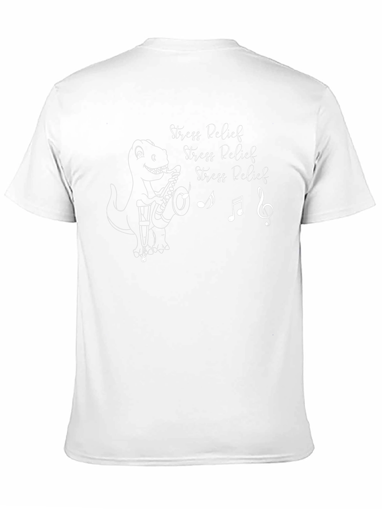 Stress Relief Dino Sax T-Shirt