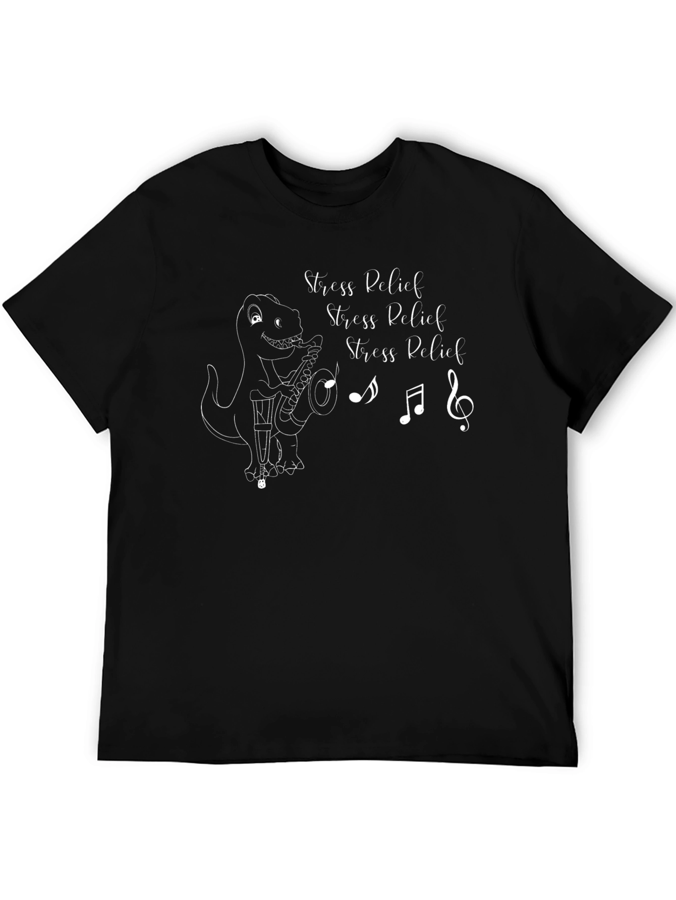 Stress Relief Dino Sax T-Shirt
