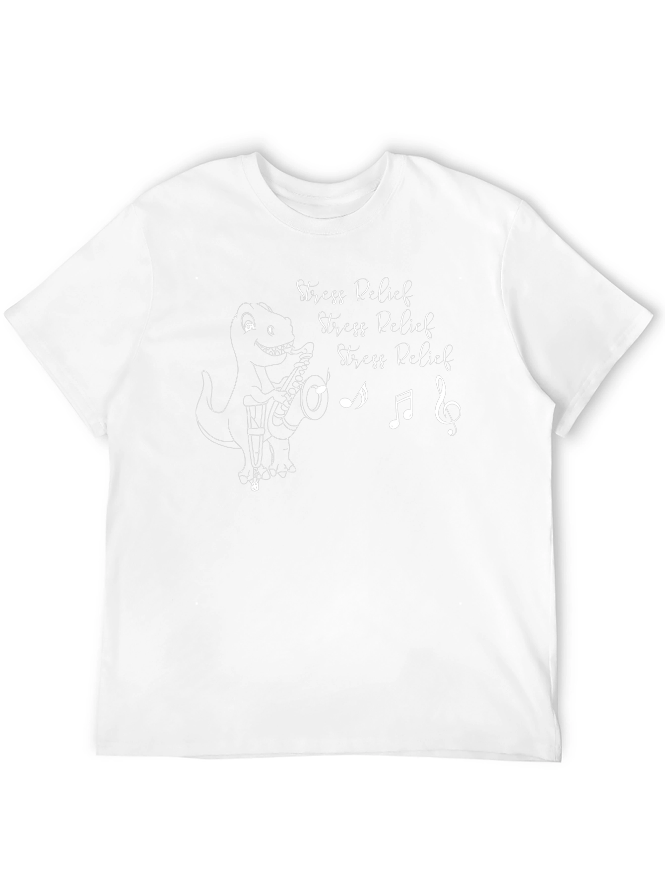 Stress Relief Dino Sax T-Shirt