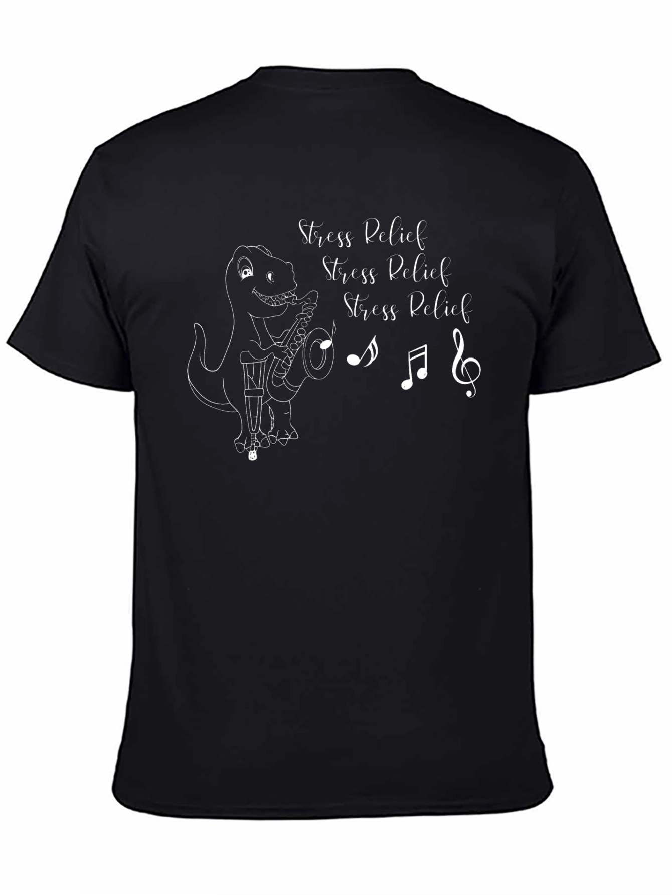 Stress Relief Dino Sax T-Shirt