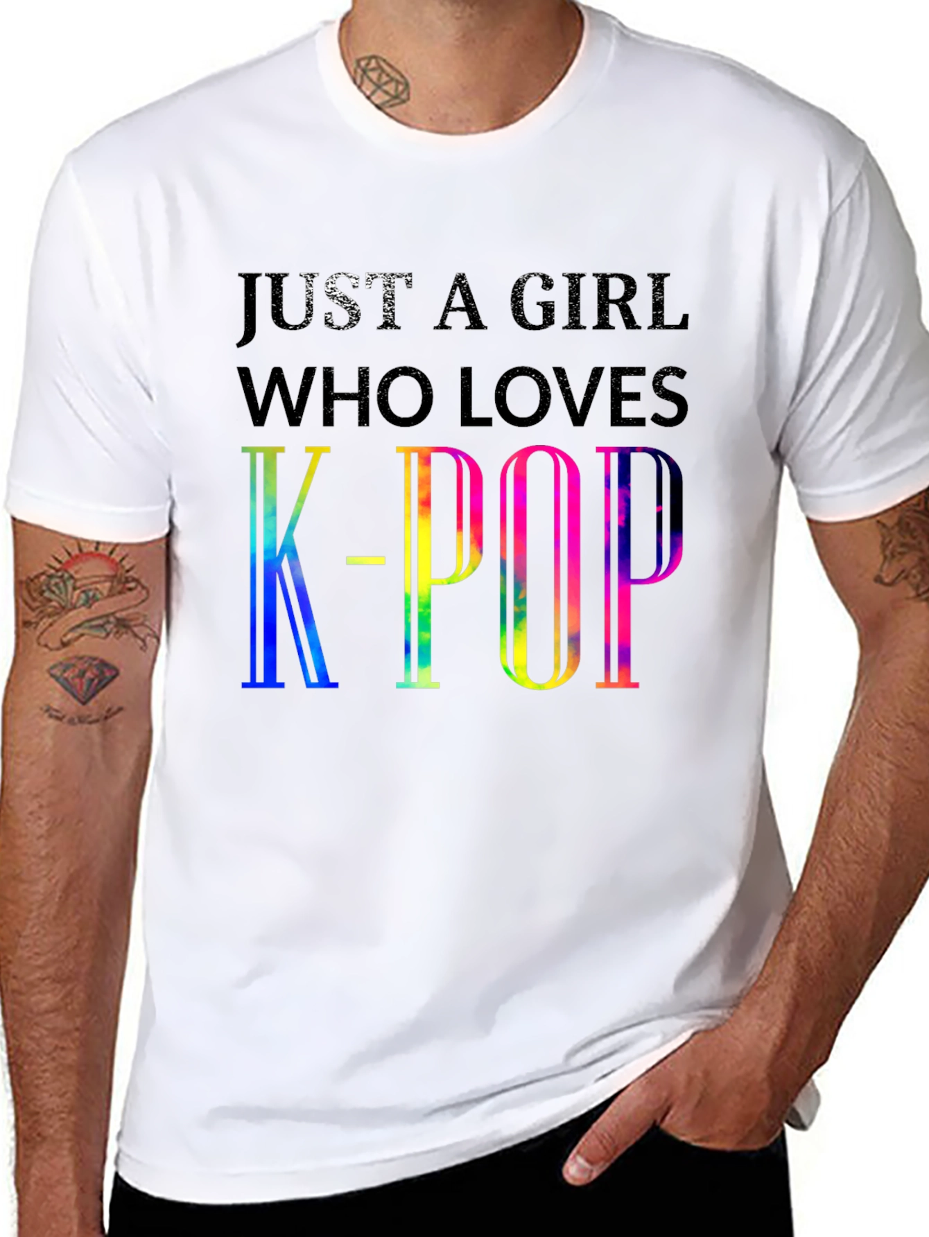 Just a Girl Who Loves K-Pop T-Shirt