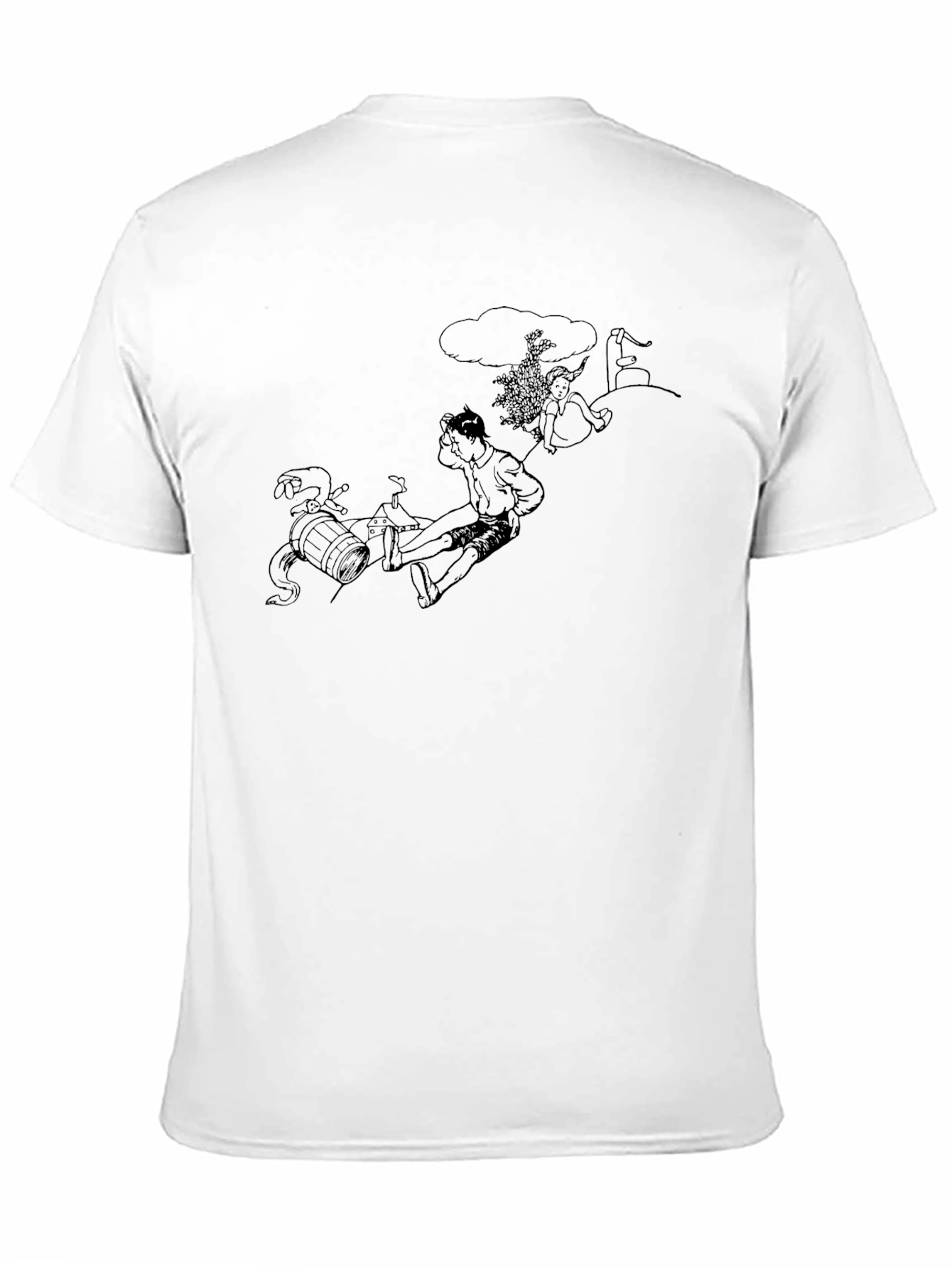 Unique Graphic Tee - Black T-Shirt