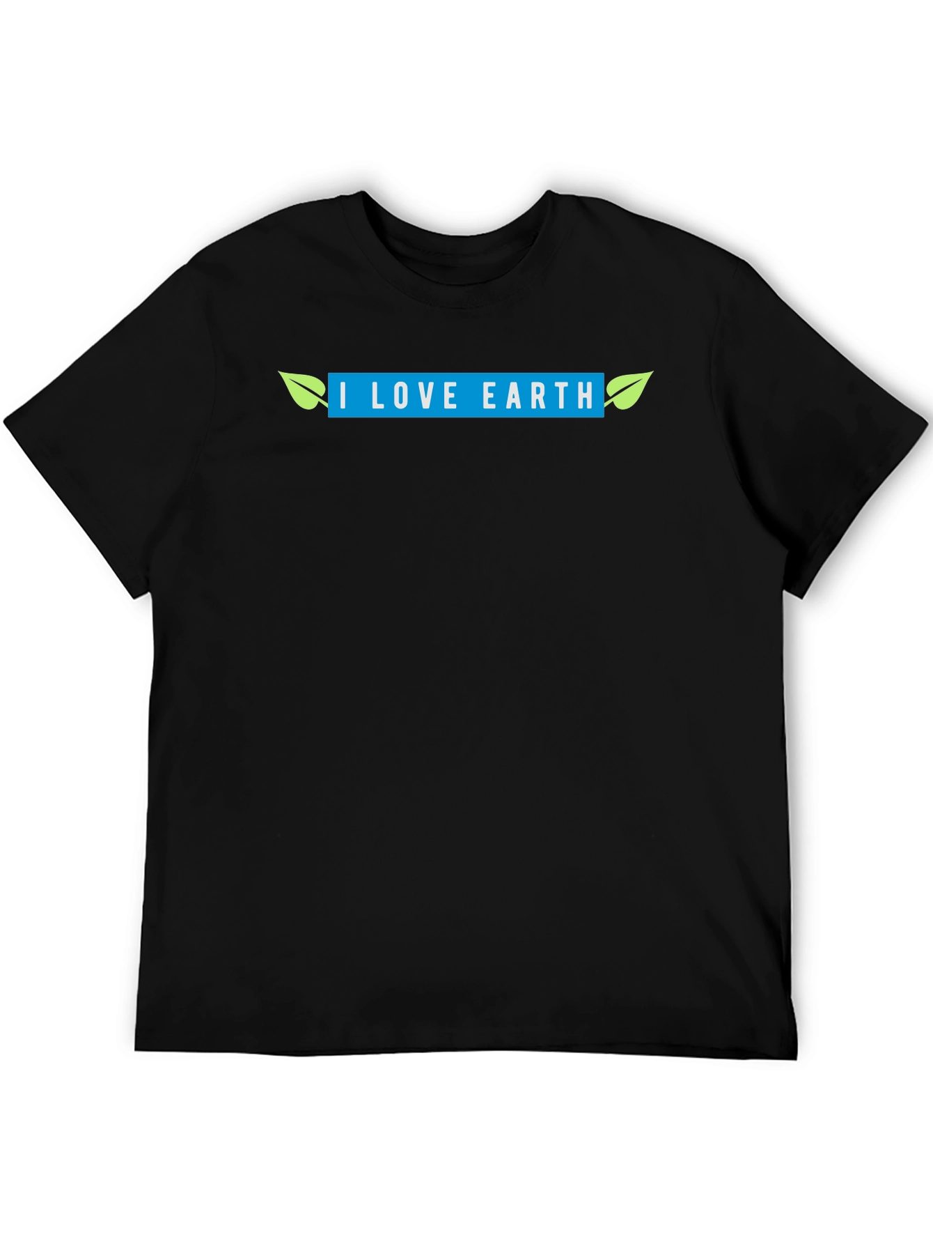 I Love Earth Graphic T-Shirt - Eco-Friendly Design