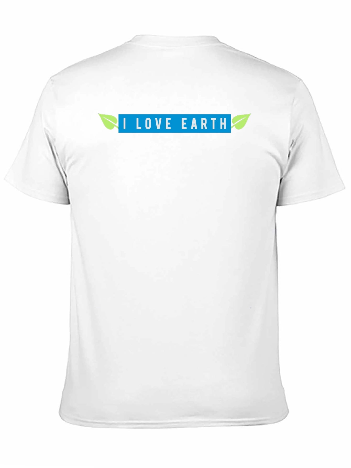 I Love Earth Graphic T-Shirt - Eco-Friendly Design