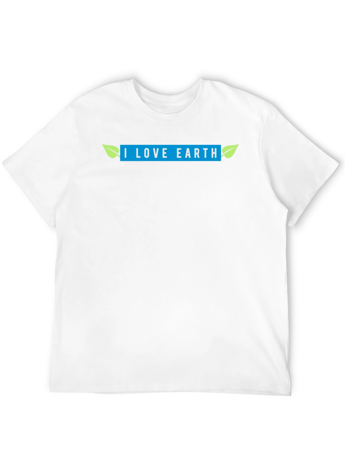 I Love Earth Graphic T-Shirt - Eco-Friendly Design