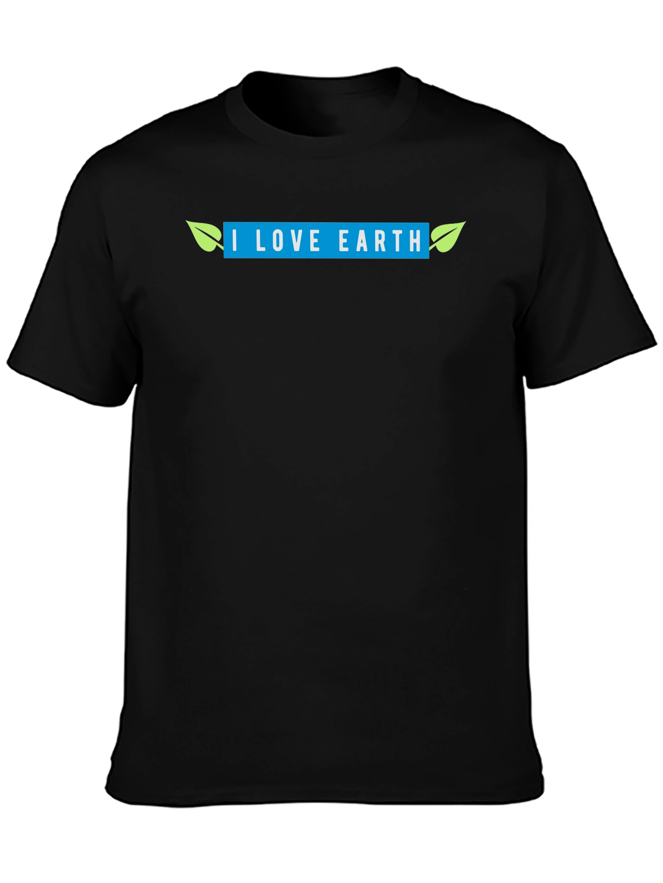 I Love Earth Graphic T-Shirt - Eco-Friendly Design