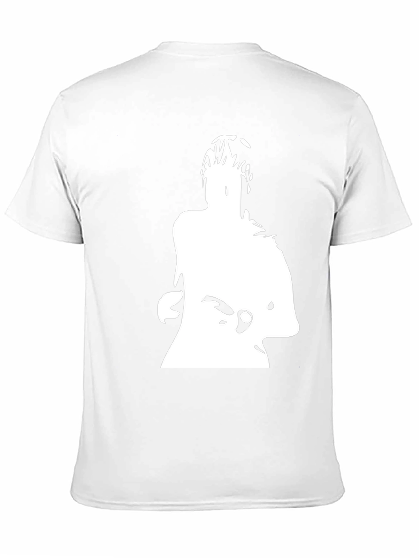 Bold Silhouette Graphic Black Tee