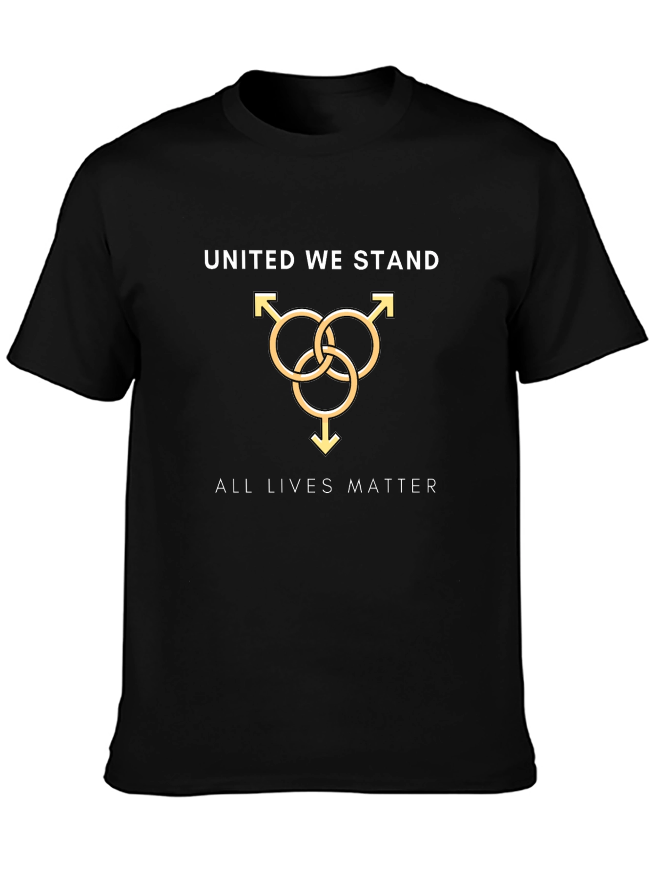 United We Stand All Lives Matter Graphic Tee
