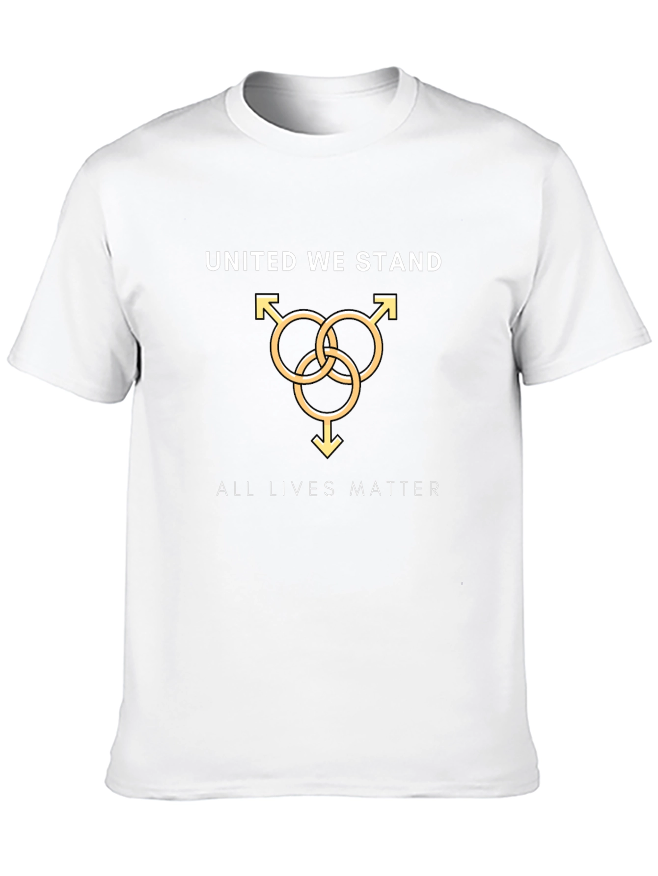 United We Stand All Lives Matter Graphic Tee
